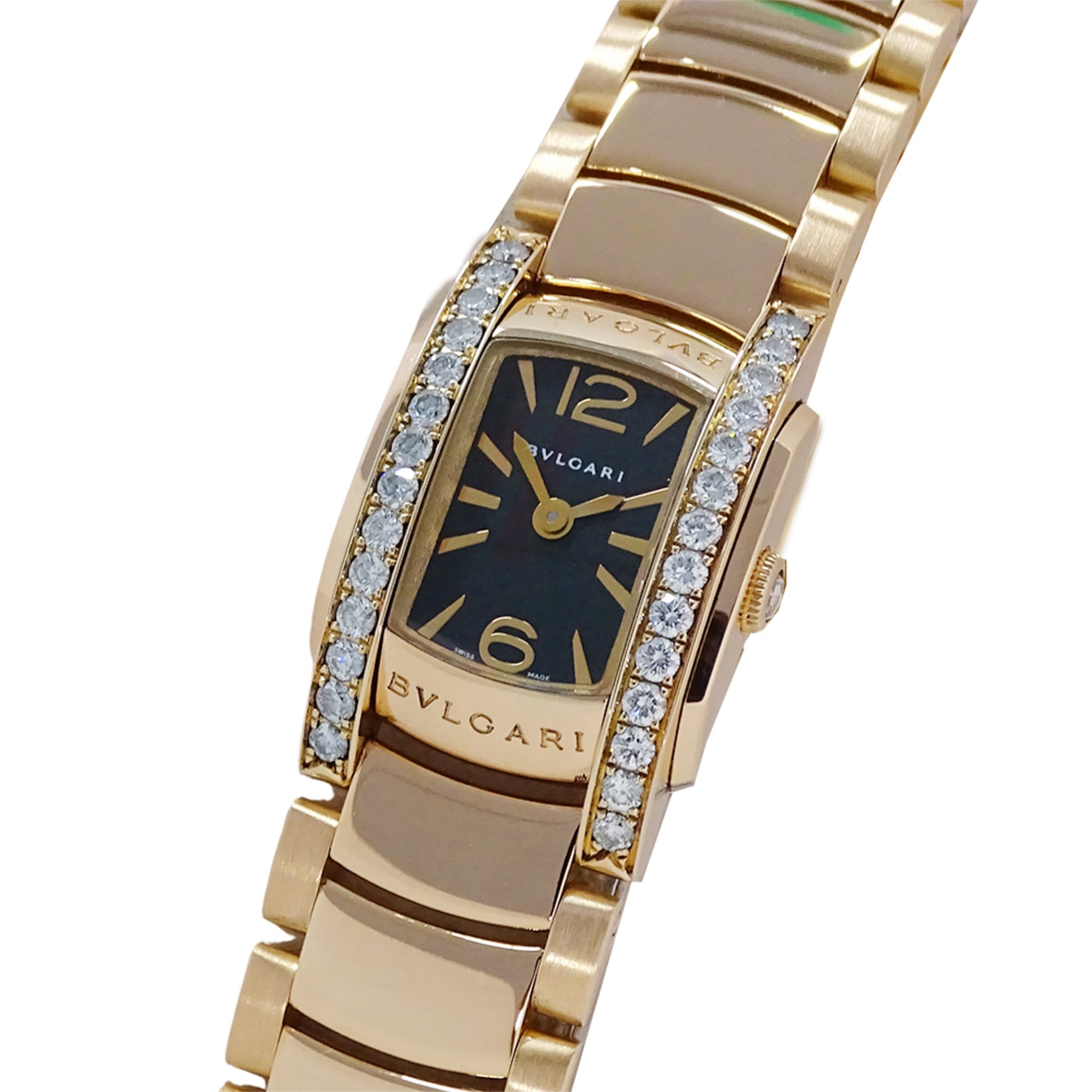 Bulgari BVLGARI Women's Watch, Brand: Assioma, Diamond Quartz, QZ, 750
