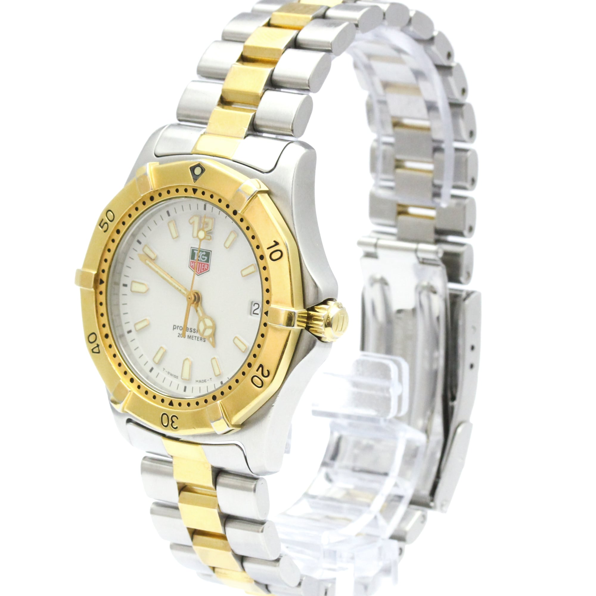 TAG Heuer Professional WK1120 White Dial 38mm Watch