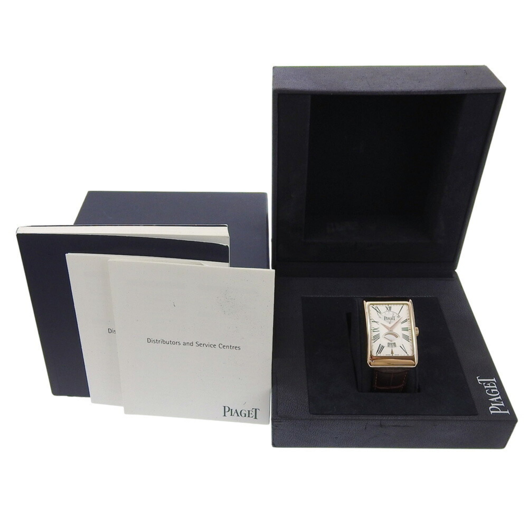 Piaget Rectangle à l'Anciennes XL G0A33062 Silver Dial 18K Pink Gold/Leather 2026/01 Automatic