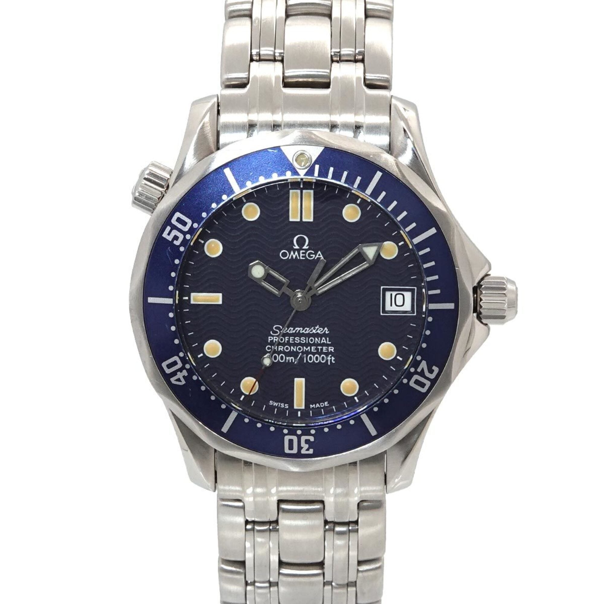 Omega Seamaster 300 Professional 2551 80 Boys' Date Navy Automatic Movement