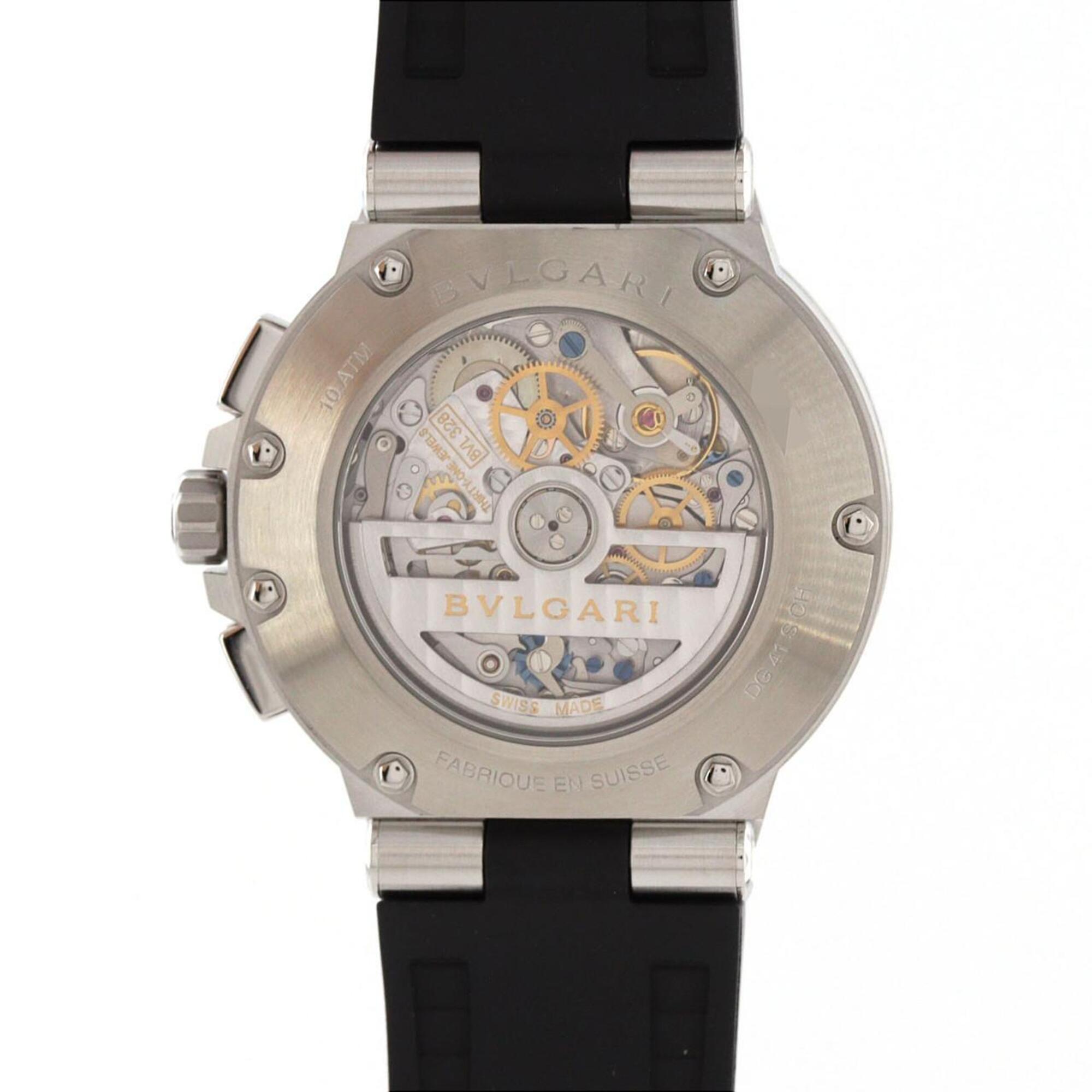 Bulgari Diagono Velocissimo DG41SCH Stainless Steel Automatic