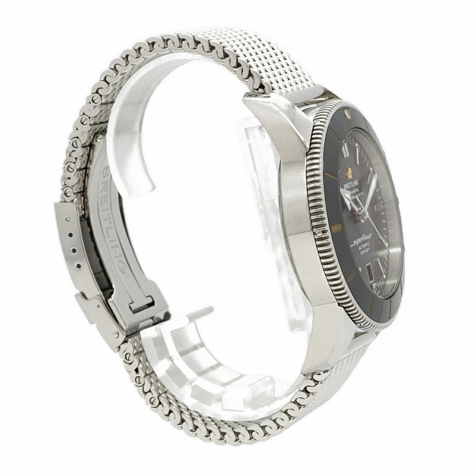 Breitling Superocean AB2020 Herrenuhr Schwarz Zifferblatt