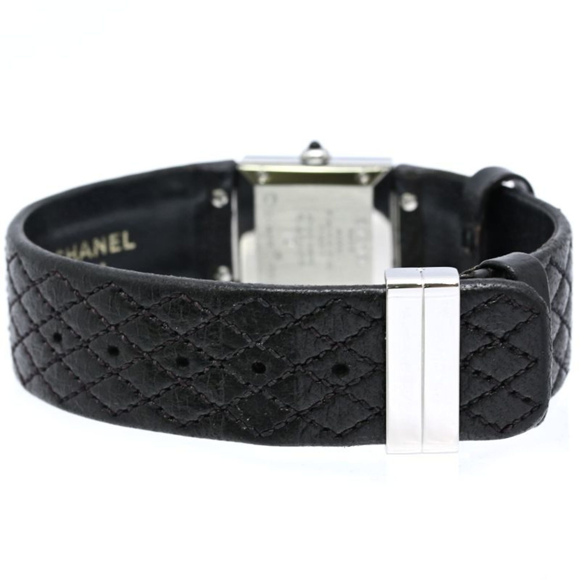 Chanel Matelasse H0116 Black Dial 19mm Watch