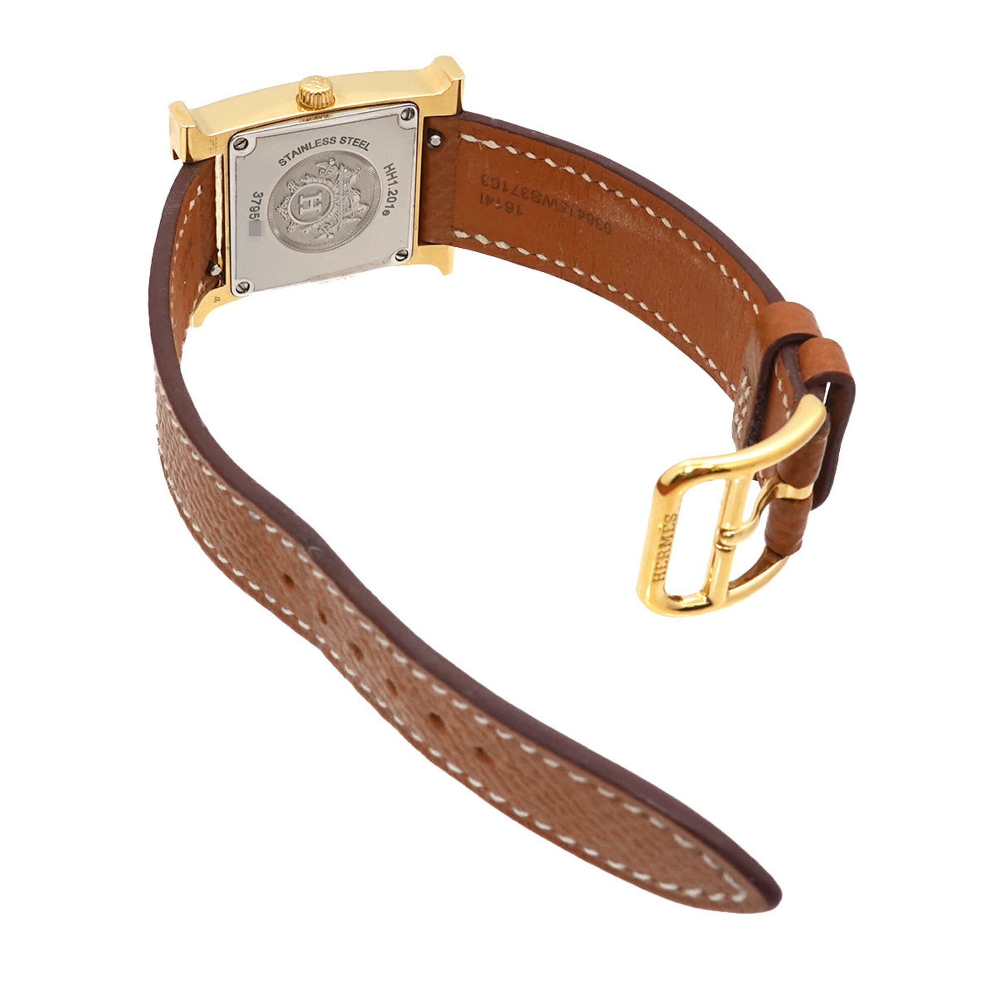 Hermes H-Watch HH1 201e White Dial 21mm Watch