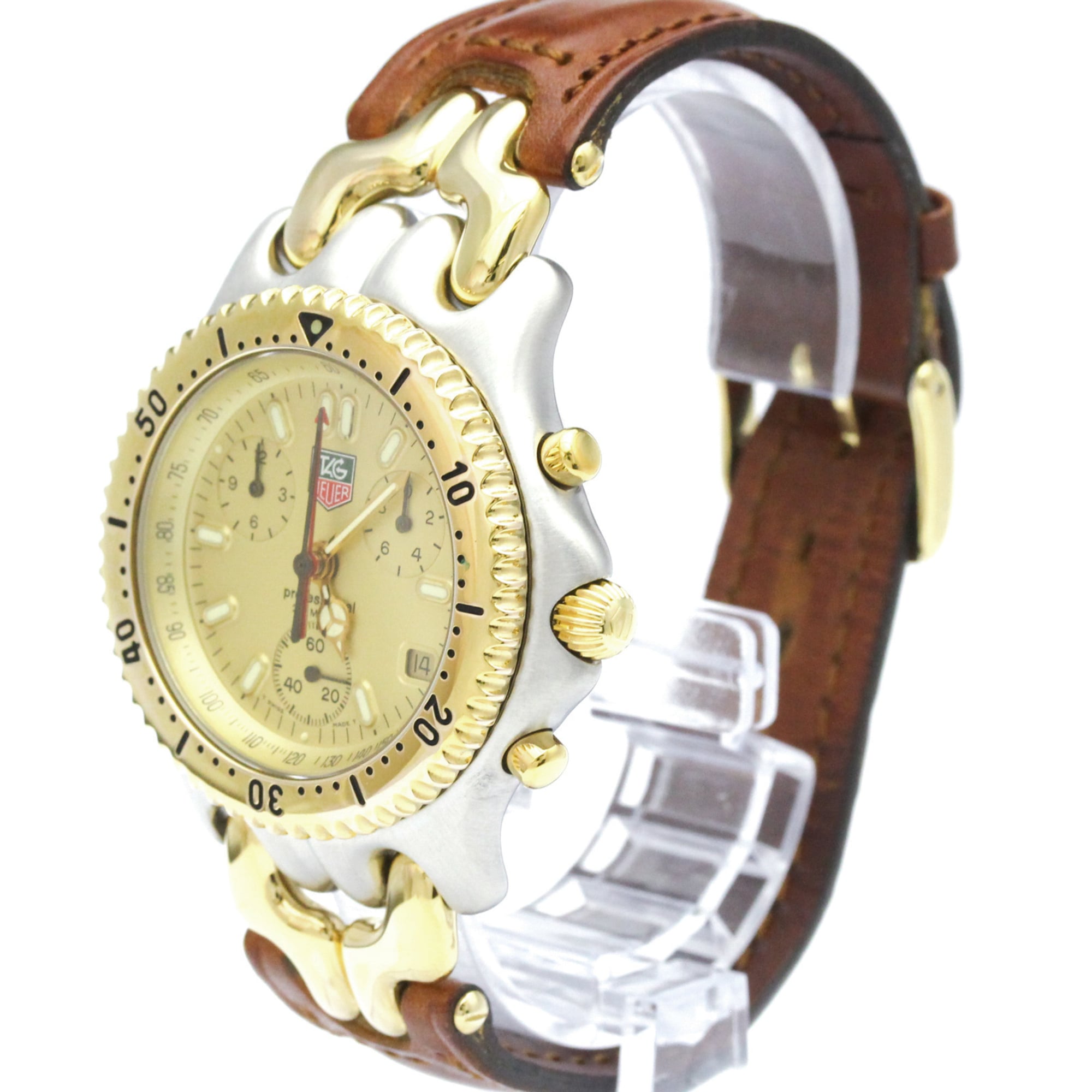 Montre TAG Heuer Sel CG1121 à cadran doré 39mm