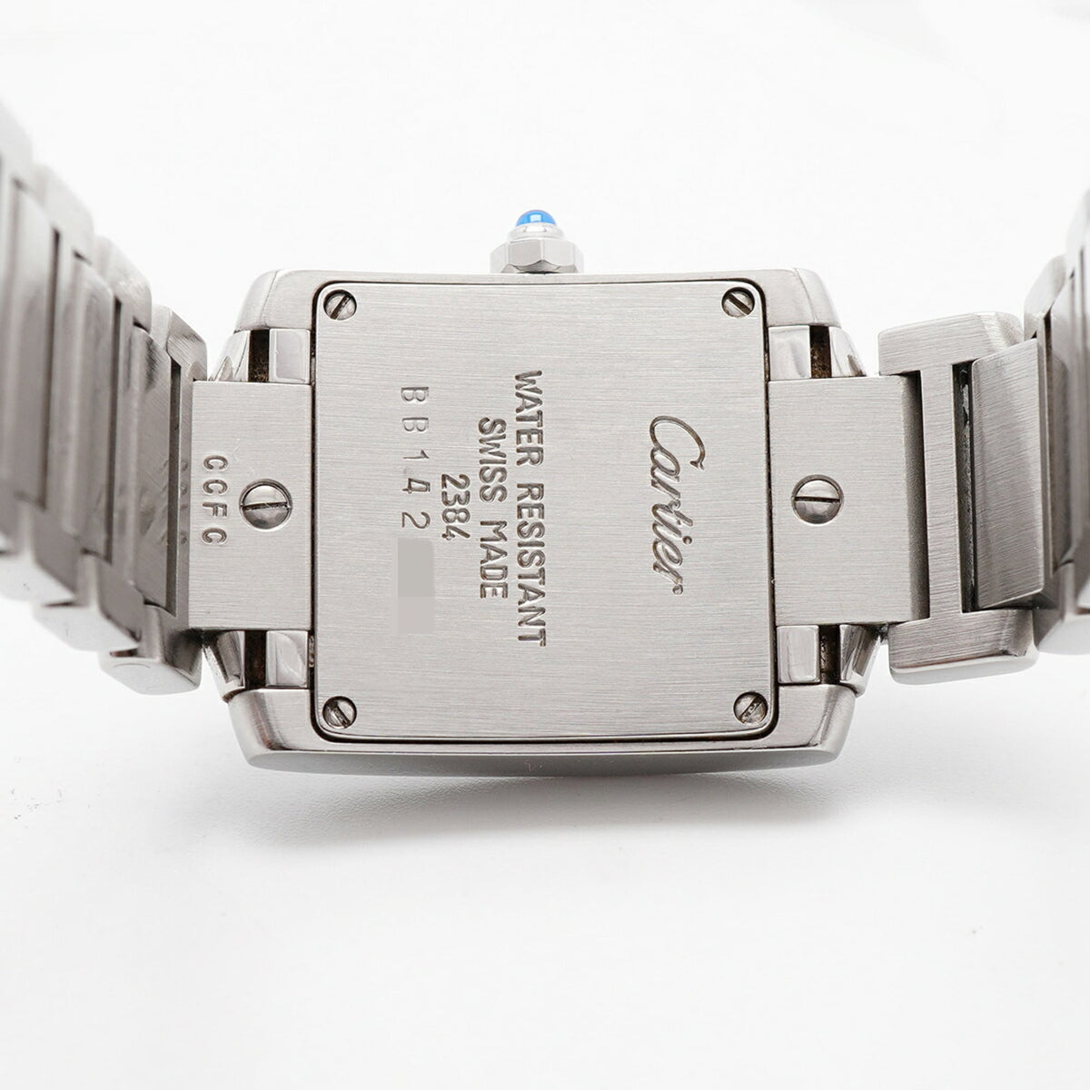 Cartier Tank Française SM W51008Q3 Elfenbein Zifferblatt 20 mm Uhr