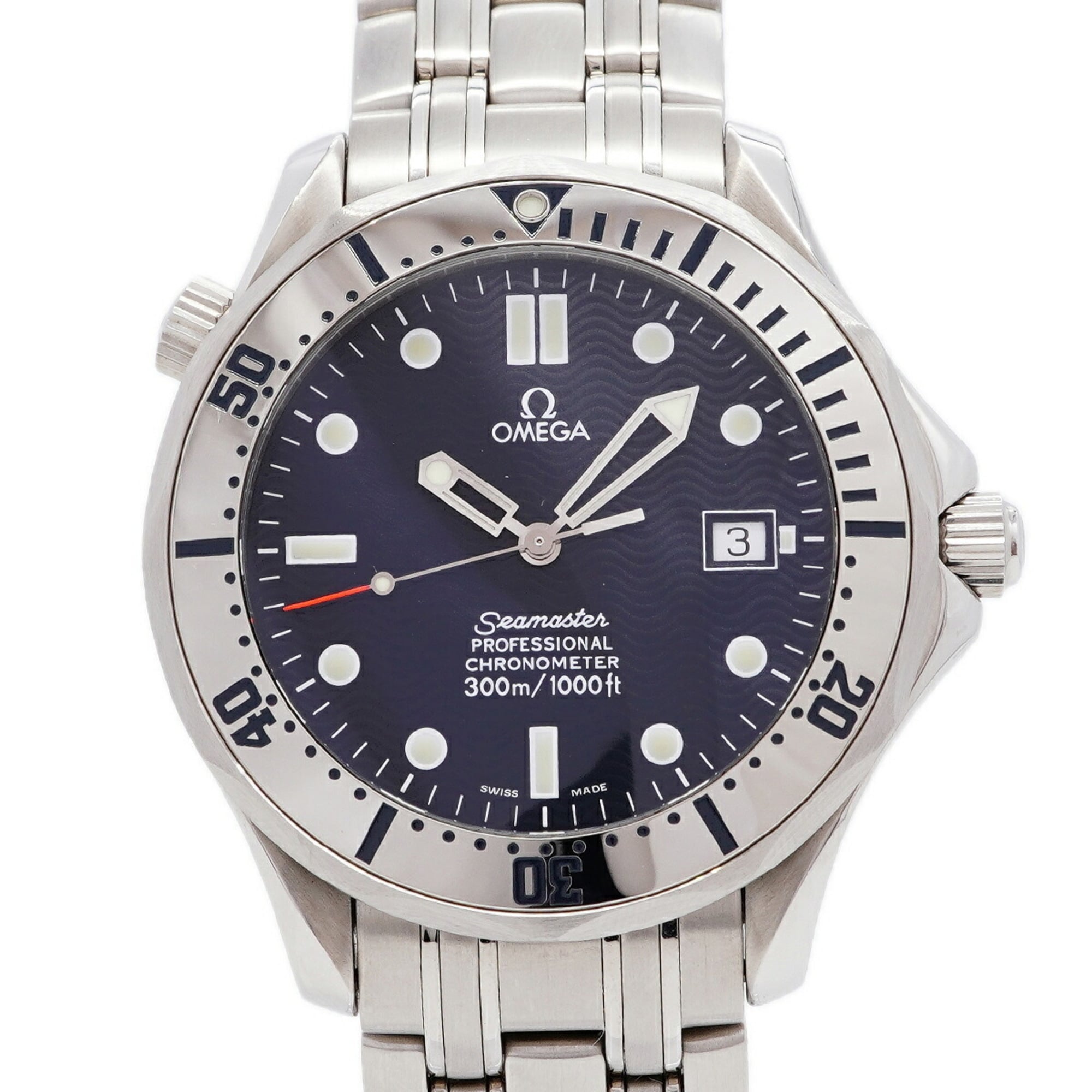 Omega Seamaster 300 Date 2532.8 Navy Dial 41mm Watch