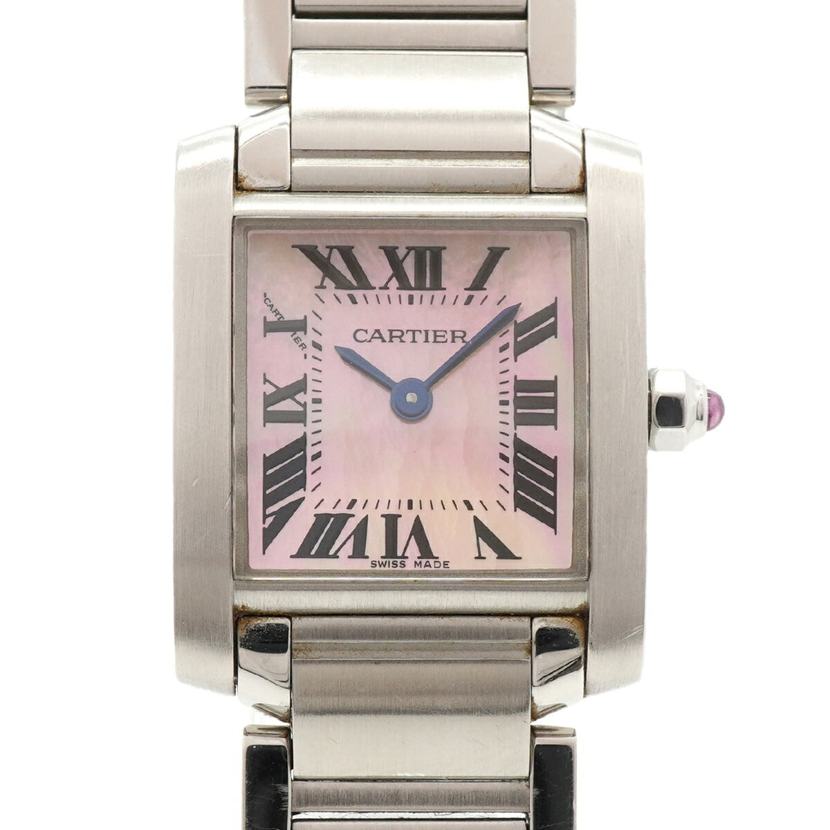 Cartier Tank Française SM W51028Q3 Pink Dial 20mm Watch