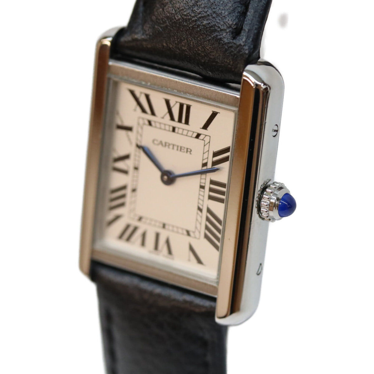 Cartier Tank Solo SM Silber Zifferblatt 23 mm Uhr