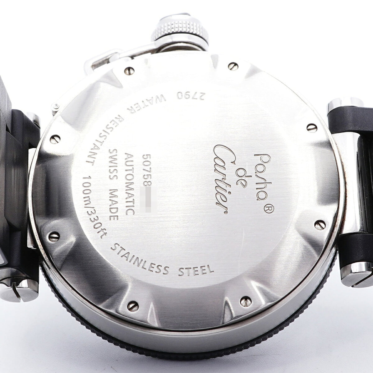 Cartier Pasha Seatimer W31077U2 Noir Cadran 40mm Montre