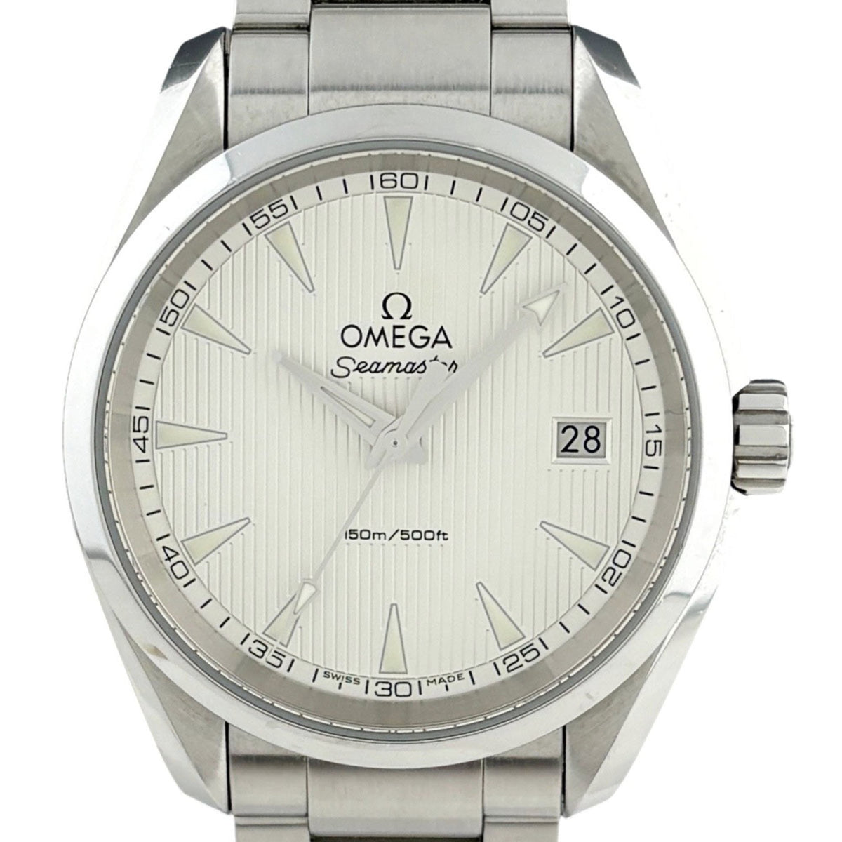 Omega Aqua Terra 231.10.39.60.02.001 Horloge met zilveren wijzerplaat, 38 mm