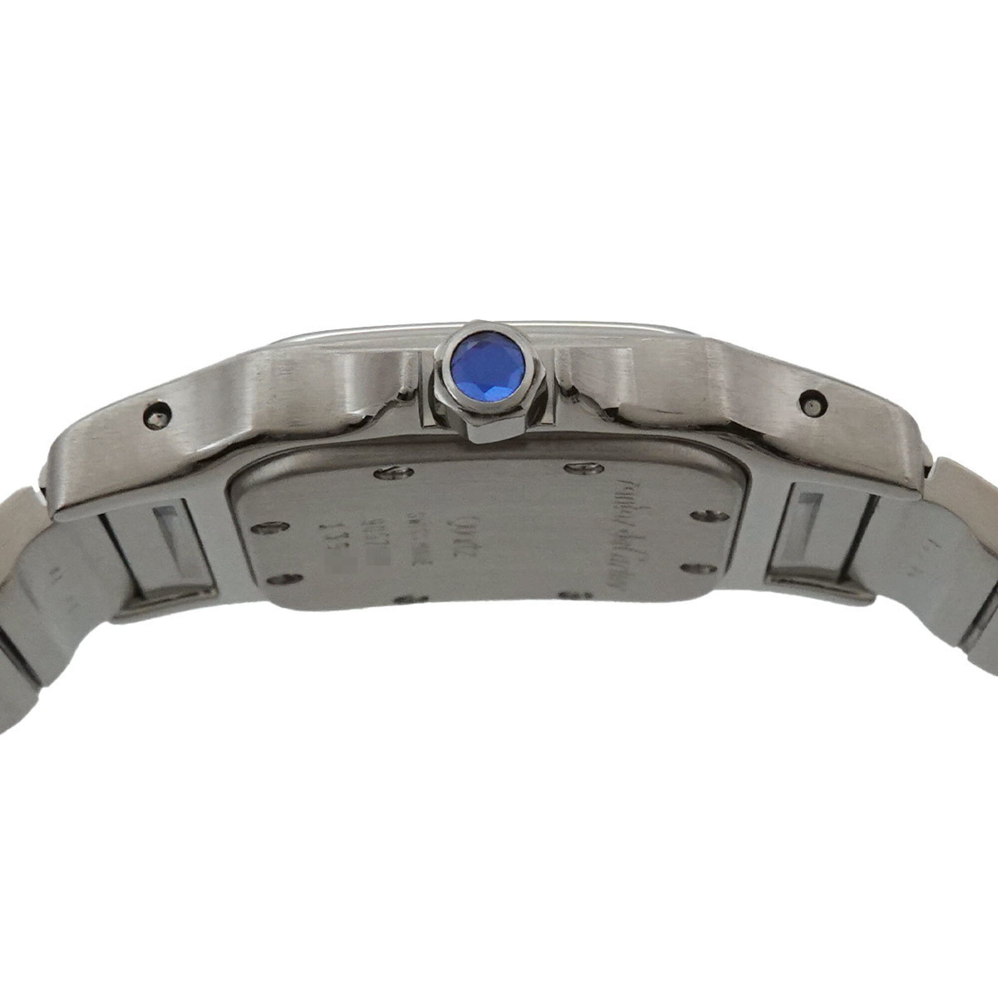 Cartier Santos Galbee SM W20024D6 Wo Ivory Quartz