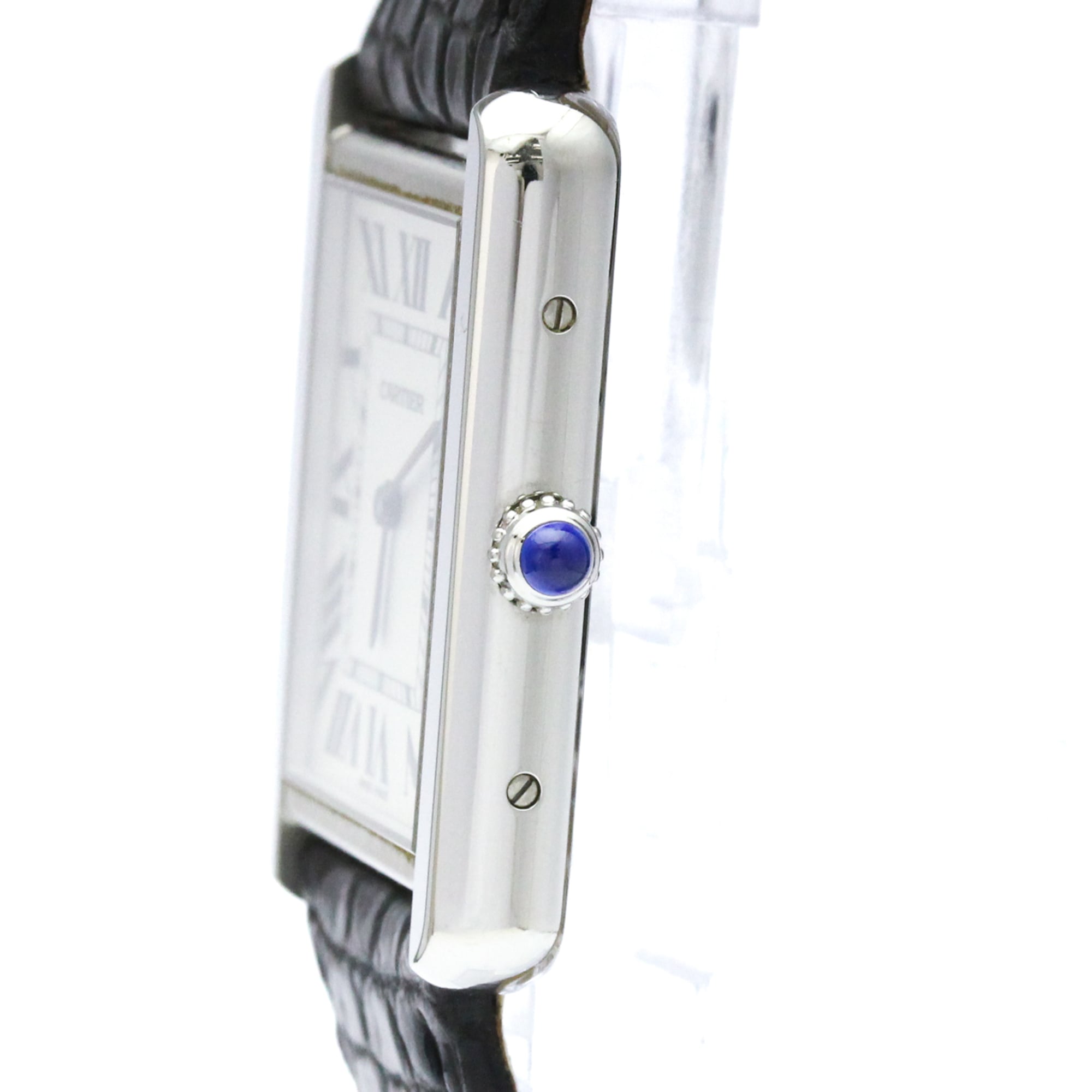 Cartier Tank Solo W5200003 Silver Dial 27mm Watch