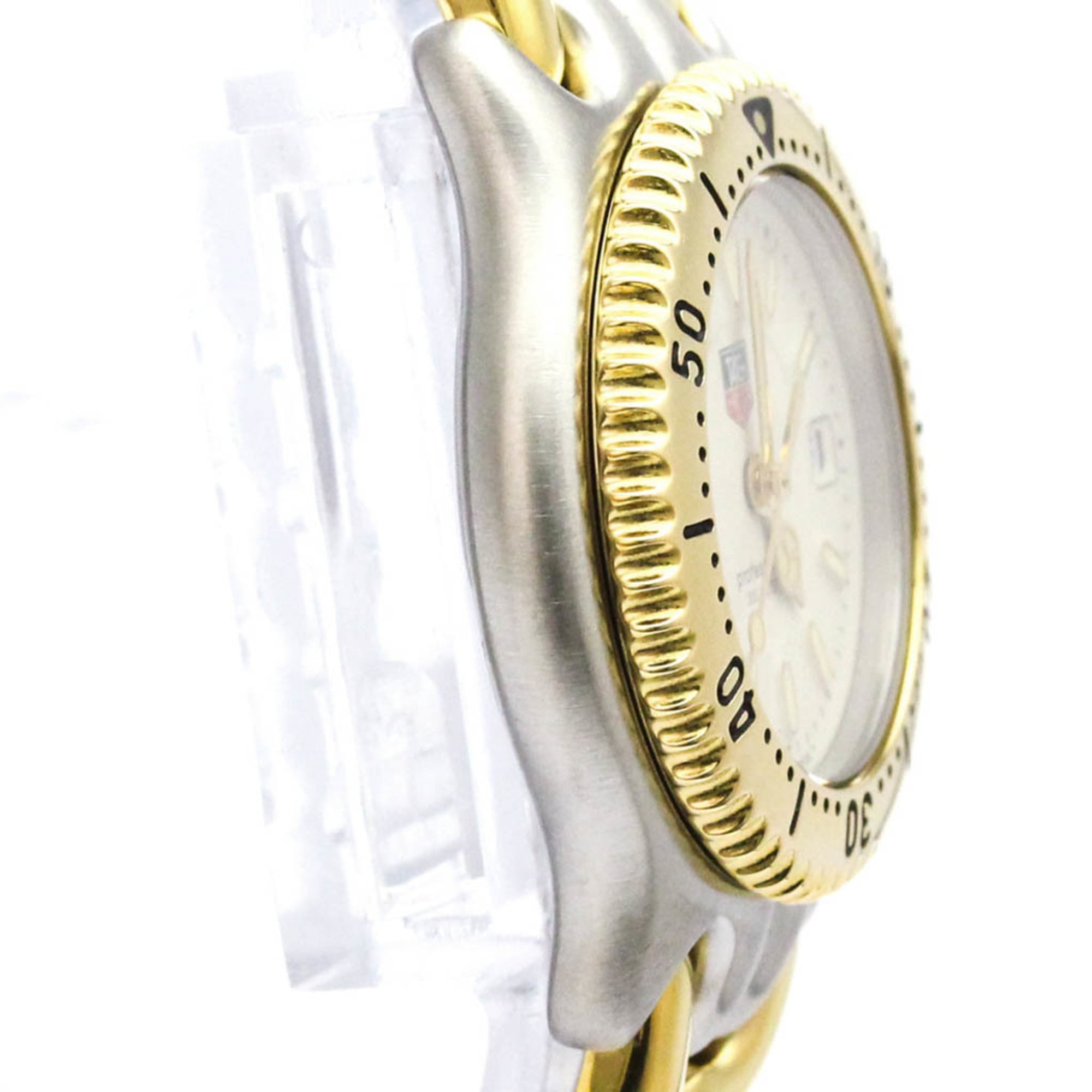 TAG HEUER Sel Professional 200M Gold Plated Steel Watch WG1321 Polished