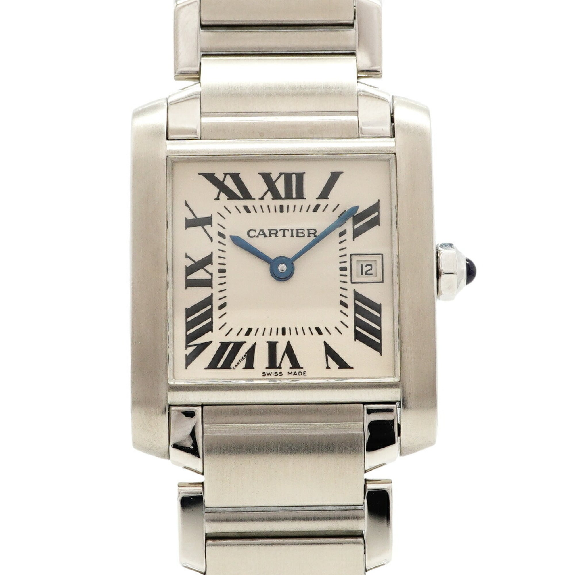 Cartier Tank W51011Q3 Ivory Dial Stainless steel 25mm Watch