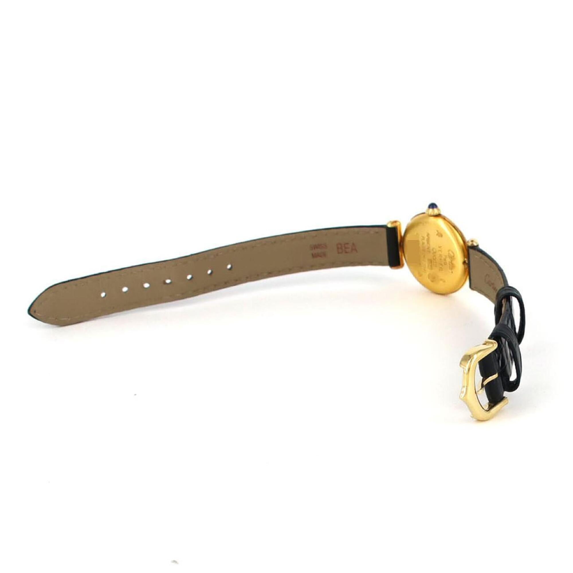 Cartier Must W1006654 Gold Dial 24mm Watch