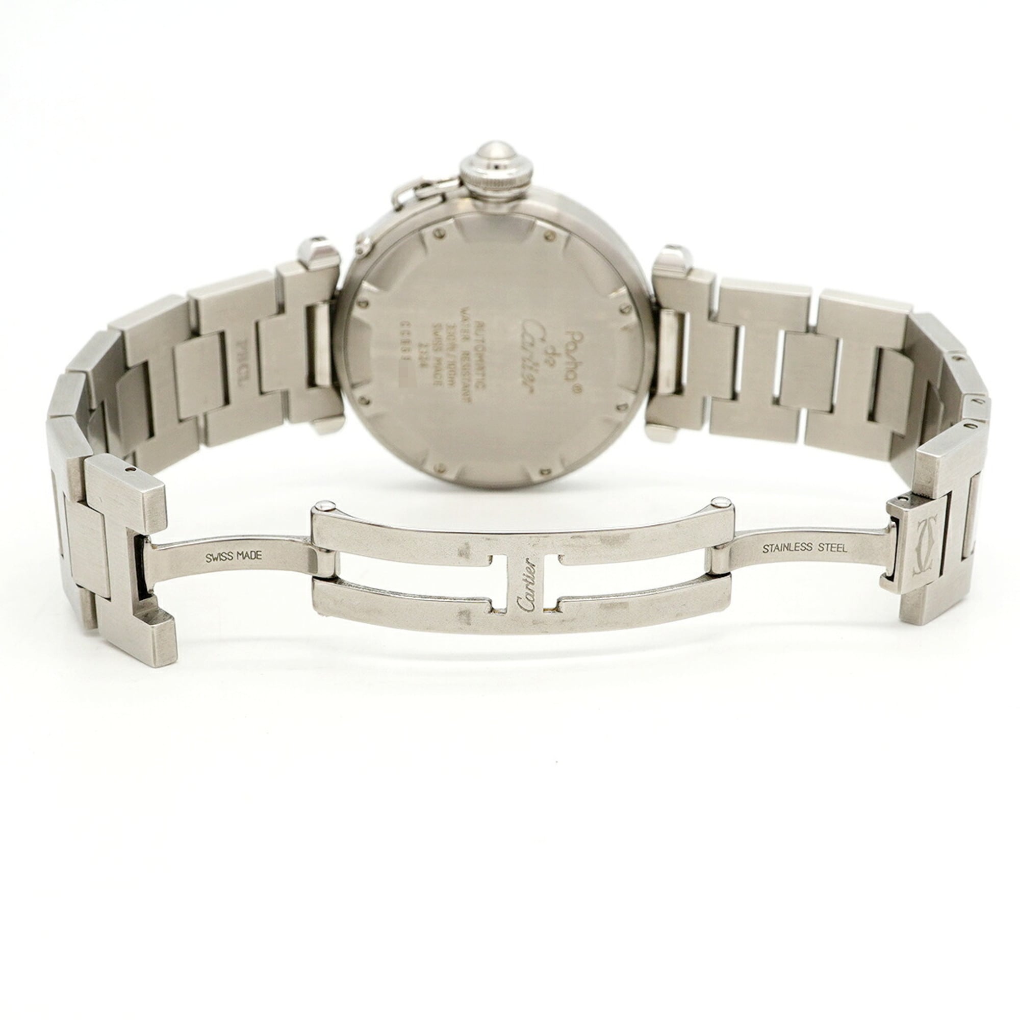 Cartier Pasha C W31023M7 Silver Dial (Boys' Size)