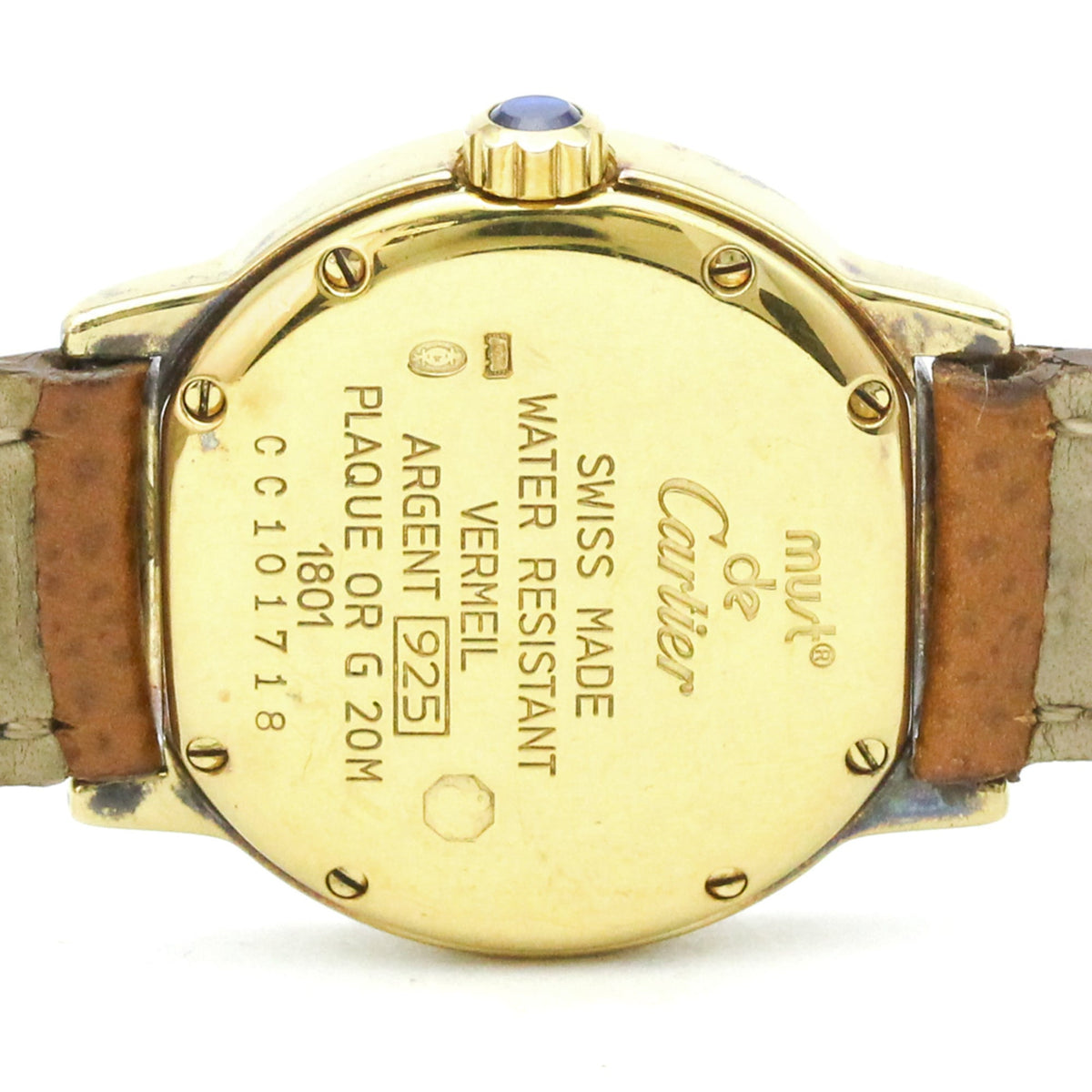 Montre Cartier Must W1009143 Blanc avec cadran de 27 mm