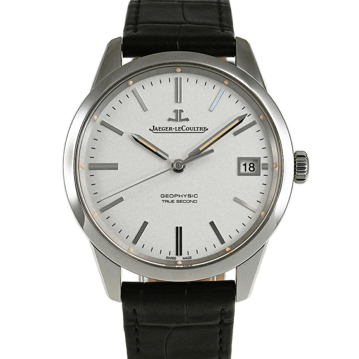 Jaeger LeCoultre Geophysic True Seconds Q8018420 Silver Dial 40mm Watch