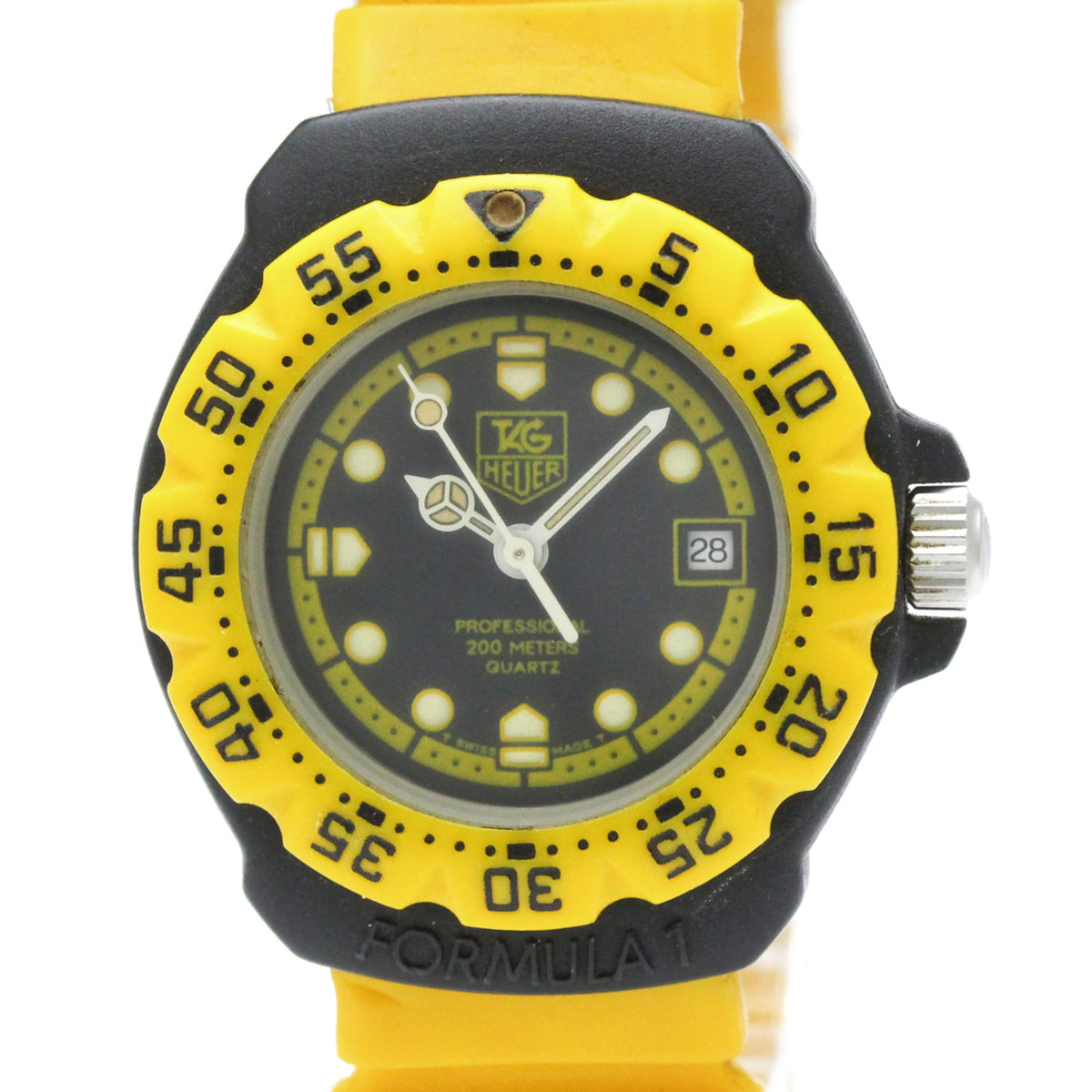TAG Heuer Formula 1 380508 Schwarz Zifferblatt 28 mm Uhr
