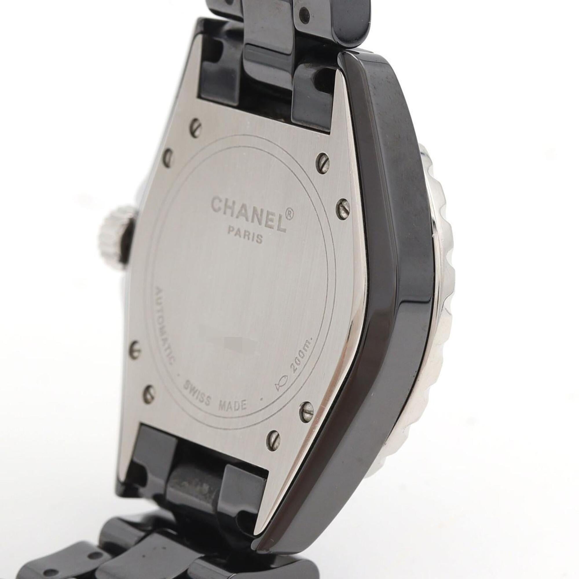 Chanel J12 H1635 Black Dial 38mm Watch