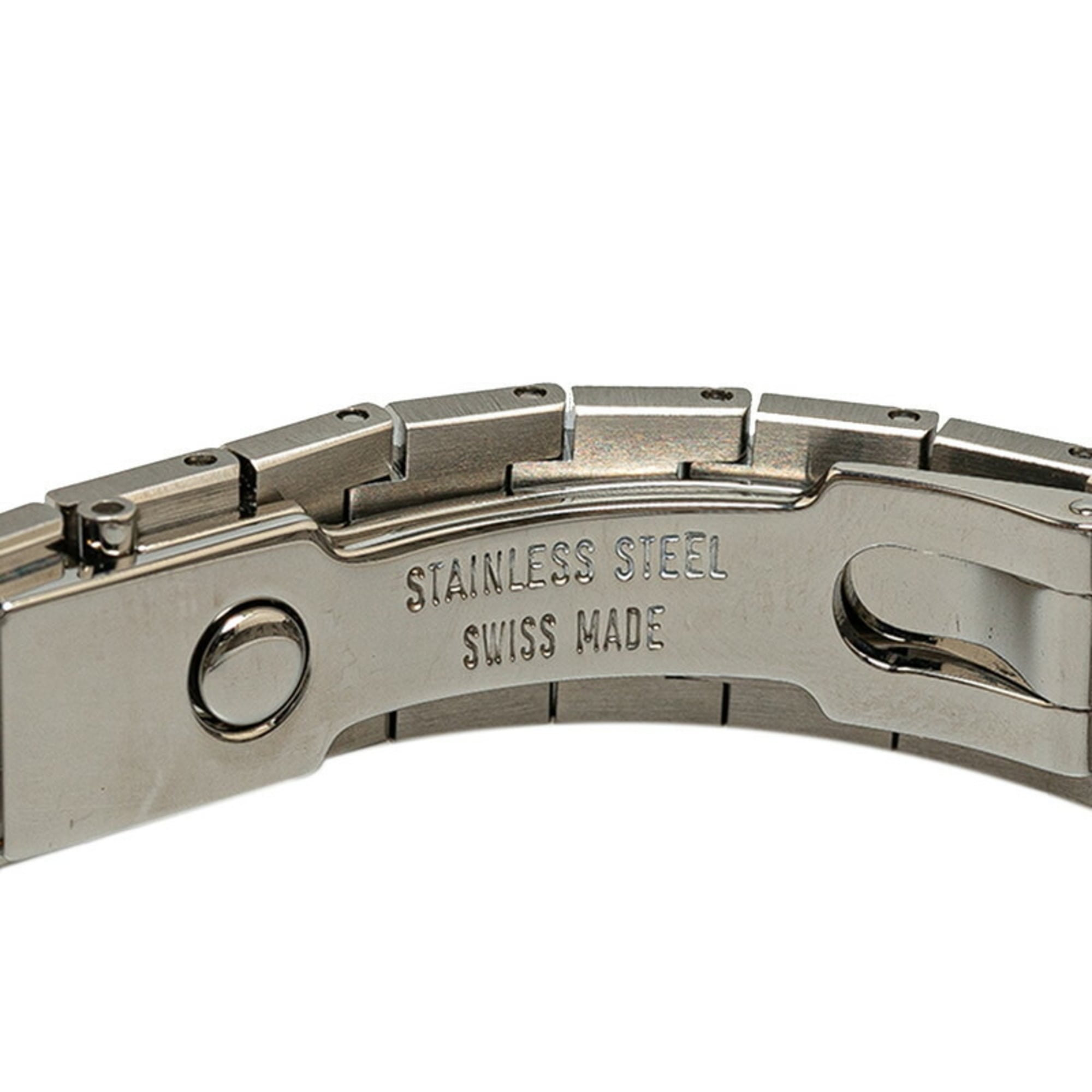 BVLGARI Uhr BB23SS Quarz Schwarz Zifferblatt, Edelstahl, Damenuhr