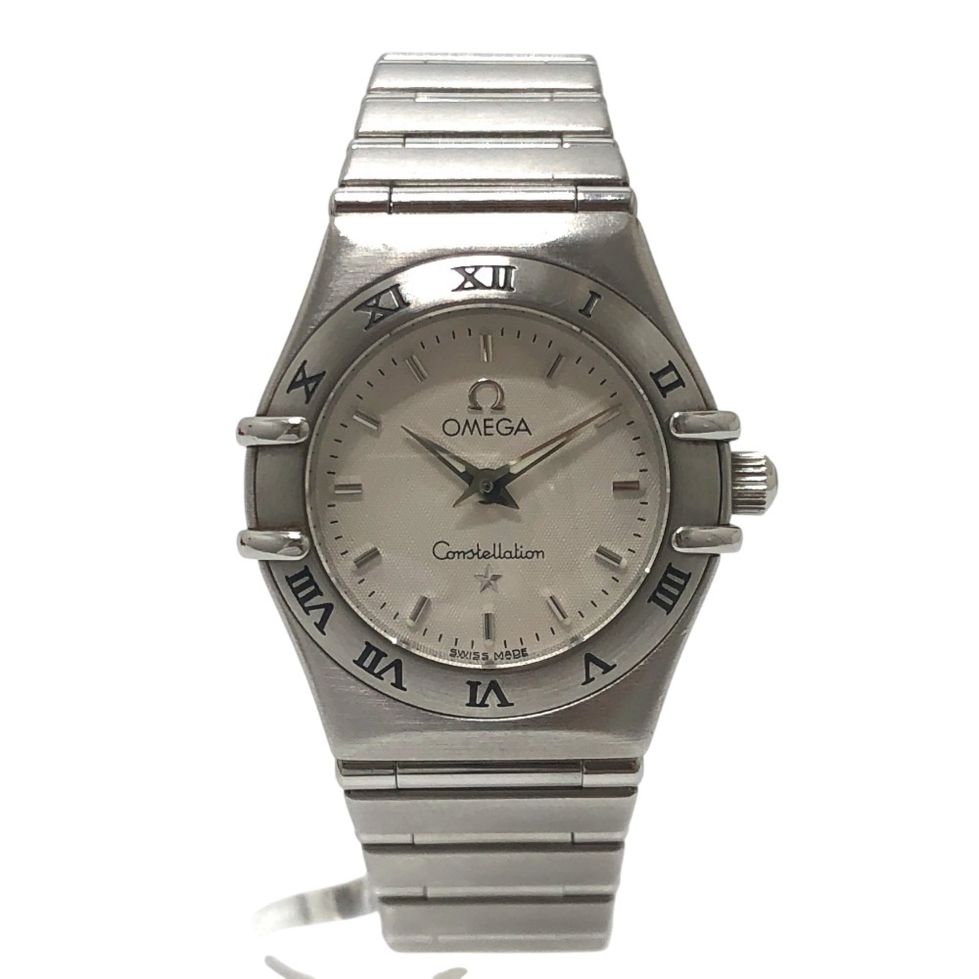 OMEGA 1572.3 Constellation Quartz Watch, Stainless Steel, Women's, Silver