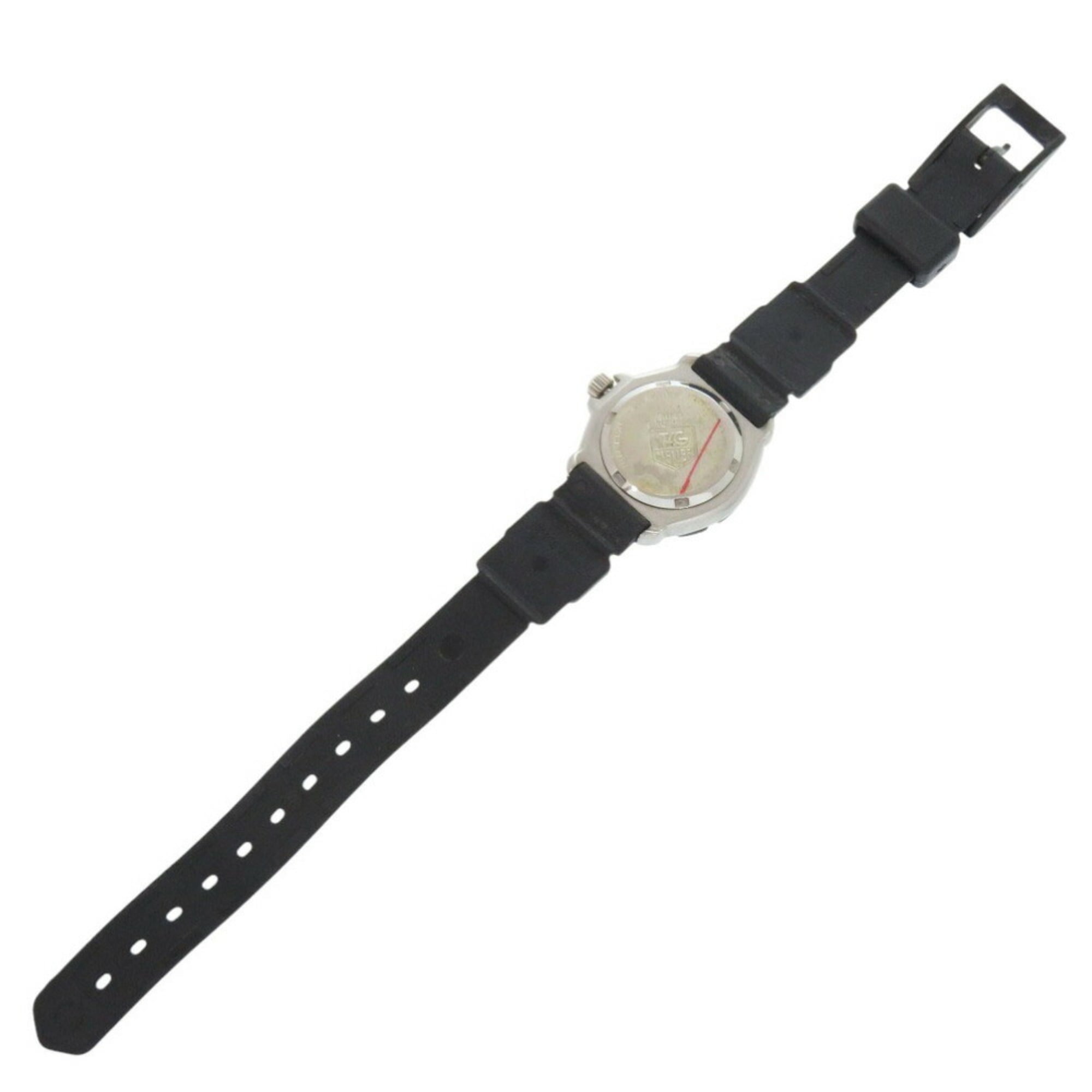 TAG Heuer Formula 1 374.508 Armbanduhr aus Edelstahl mit Kautschukarmband Schwarz ZifferblattQuarz 1910