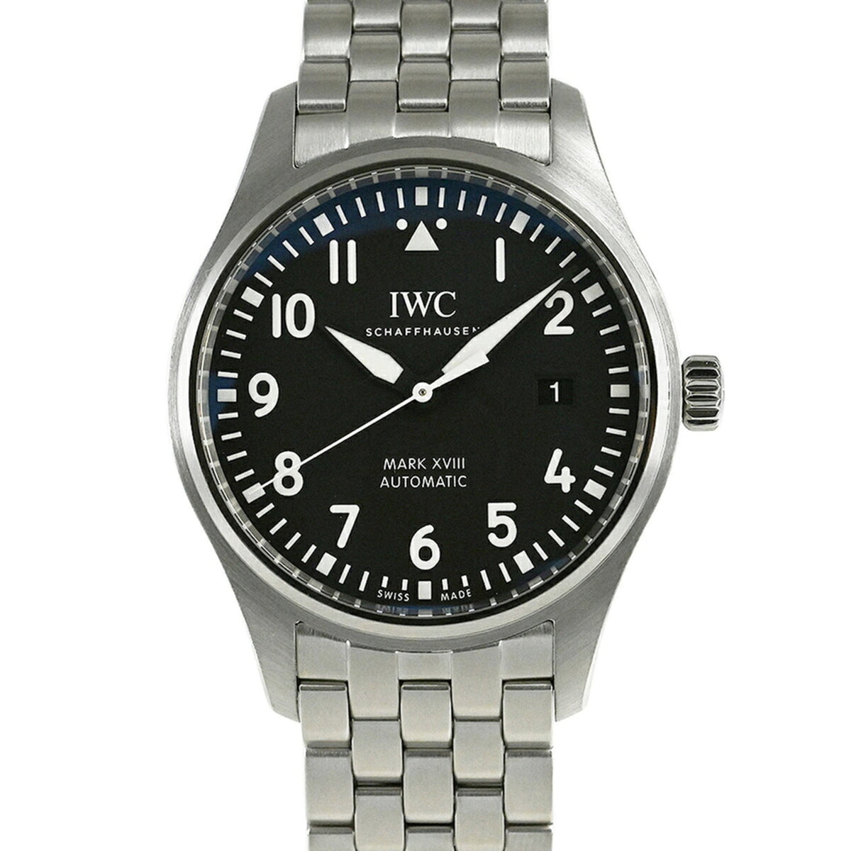 IWC Pilot Mark XVIII IW327009 Schwarz Zifferblatt 40mm Uhr
