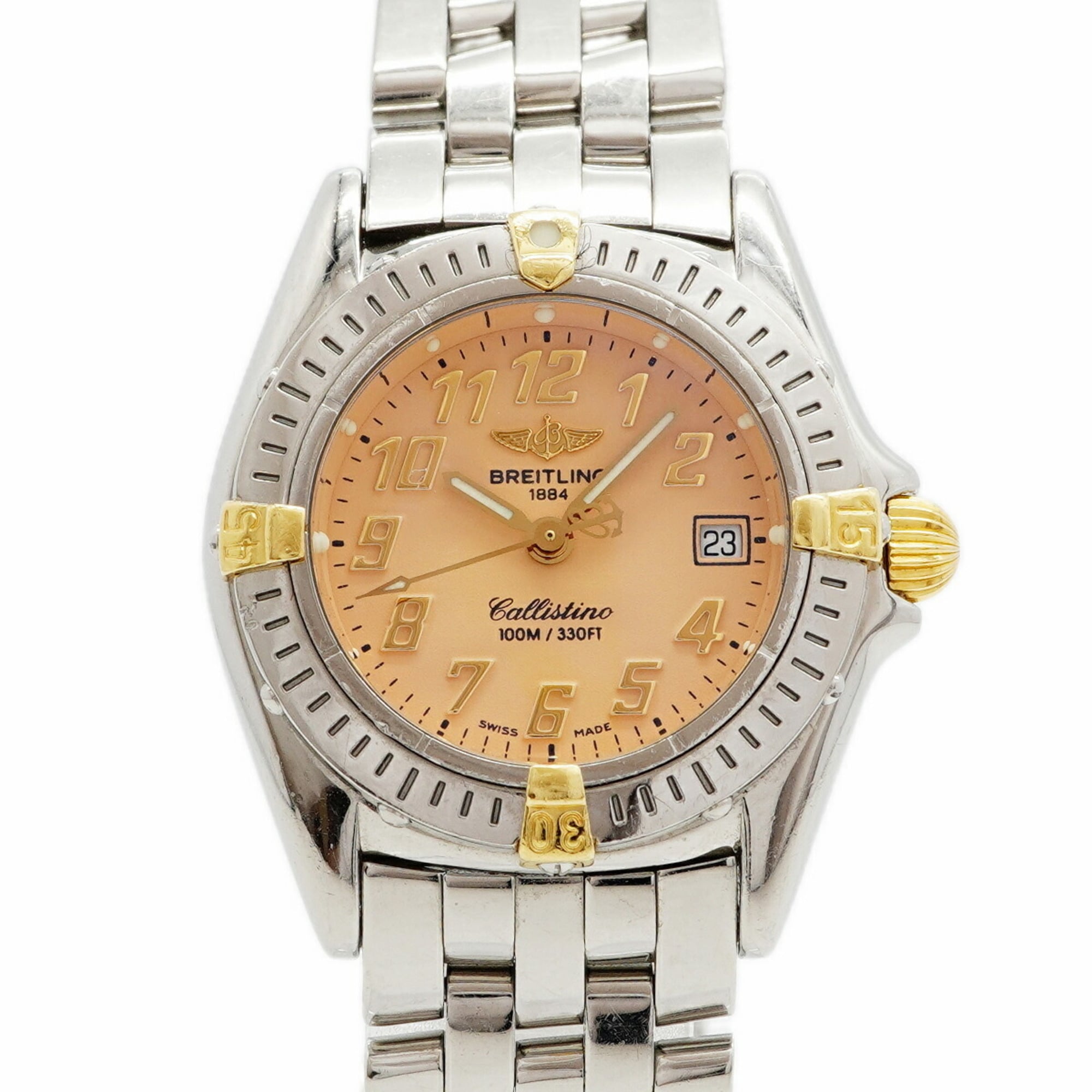 Breitling Callistino B52345 Pink Dial 27mm Watch
