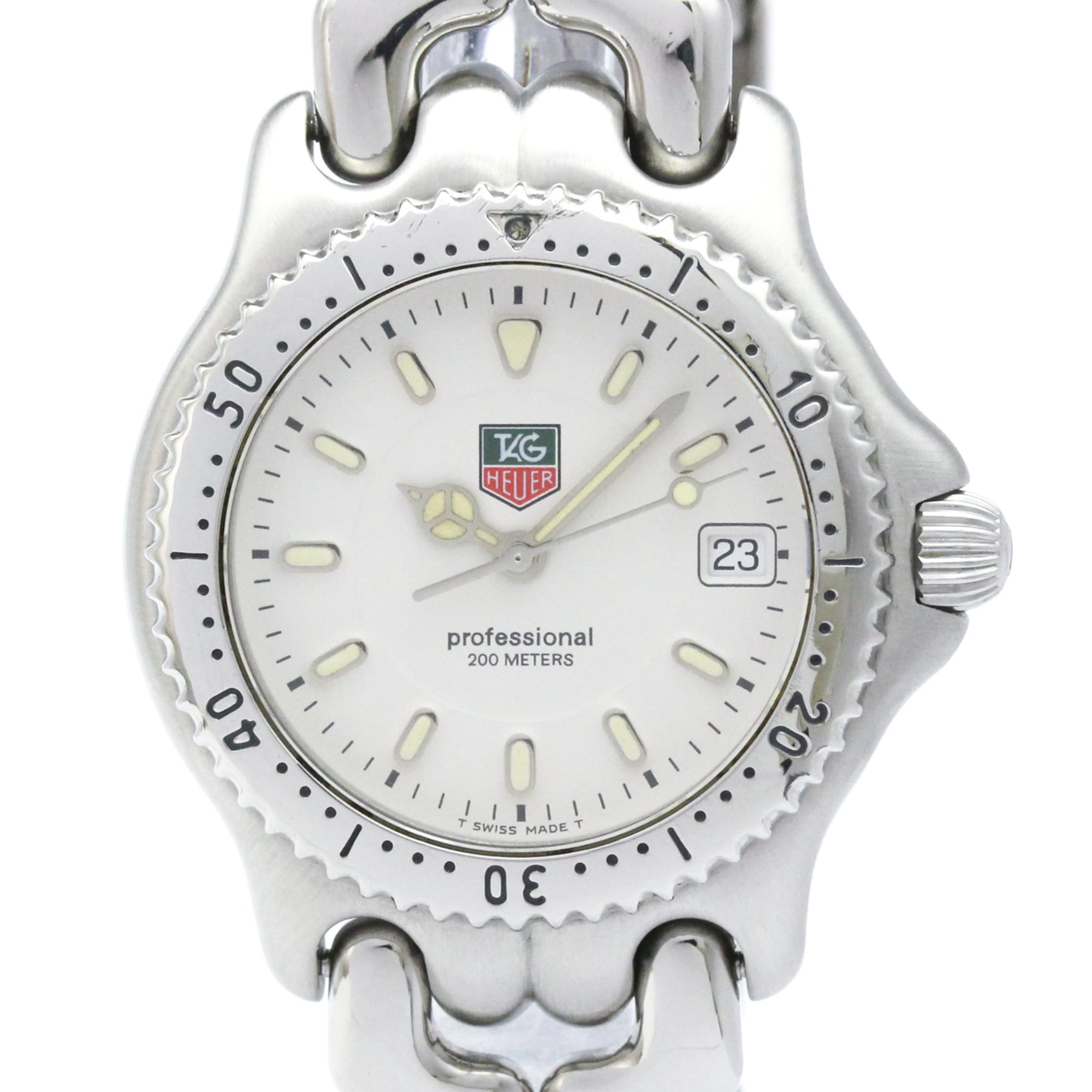 TAG Heuer Sel WG1212 White Dial 34mm Watch