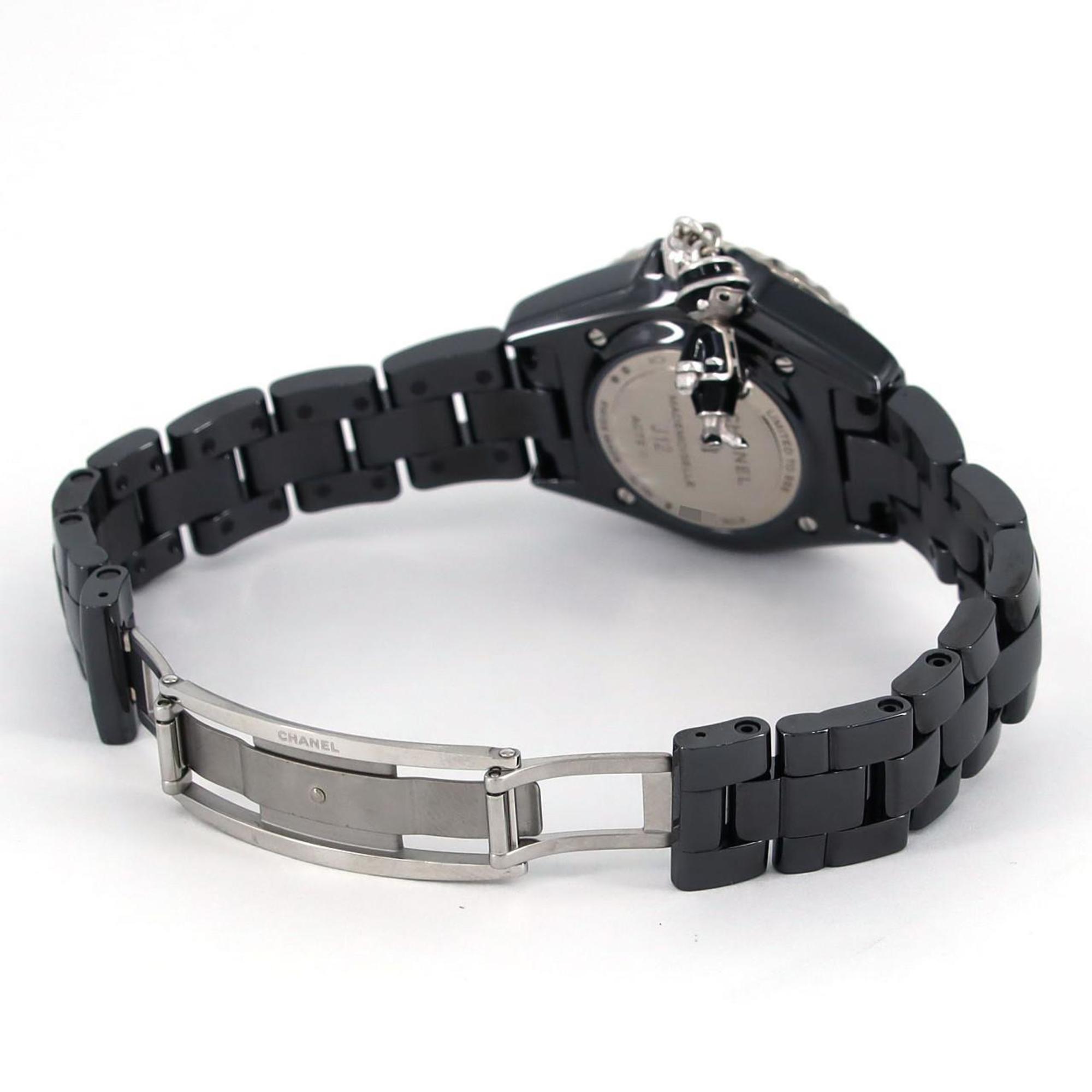 Chanel Mademoiselle J12 Acte 33 mm keramiek xWG LIMITED H6479 polshorloge met quartz uurwerk