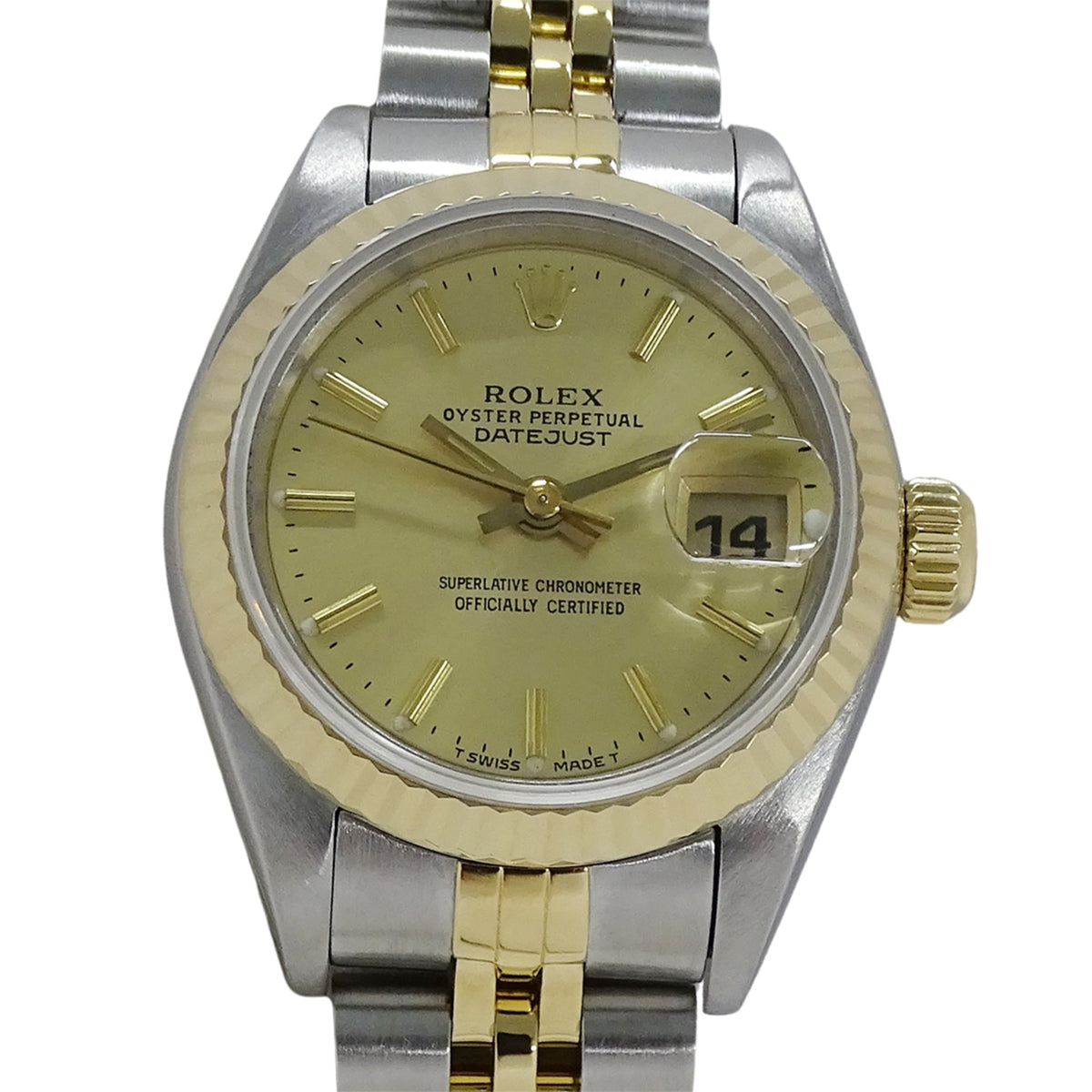 Rolex Datejust 69173 S Gold Dial 26mm Watch