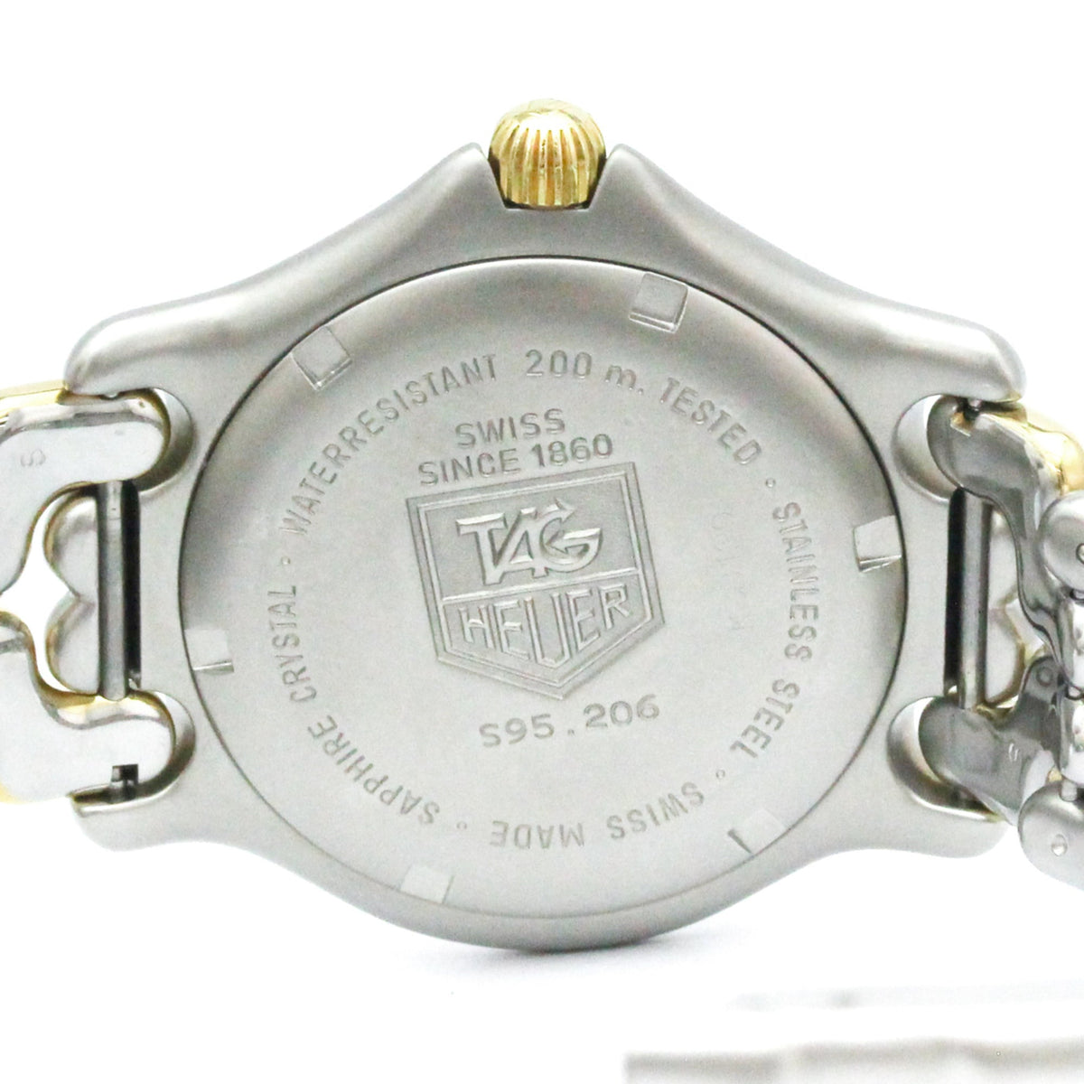 TAG Heuer Sel S95.206 Horloge met grijze wijzerplaat, 38 mm