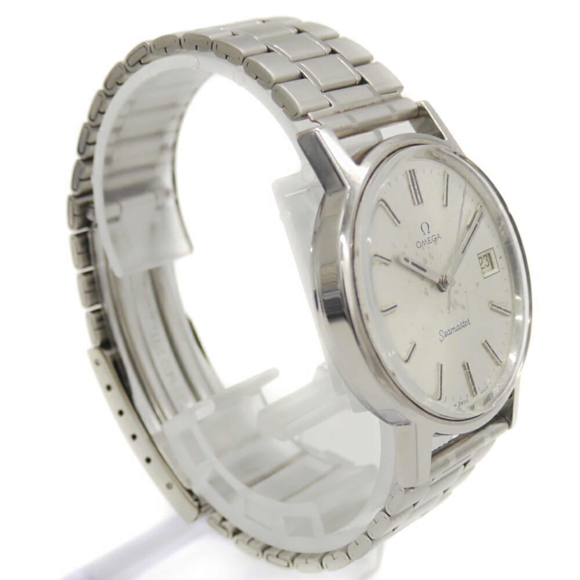OMEGA Seamaster Uhr Handaufzug Silber Zifferblatt