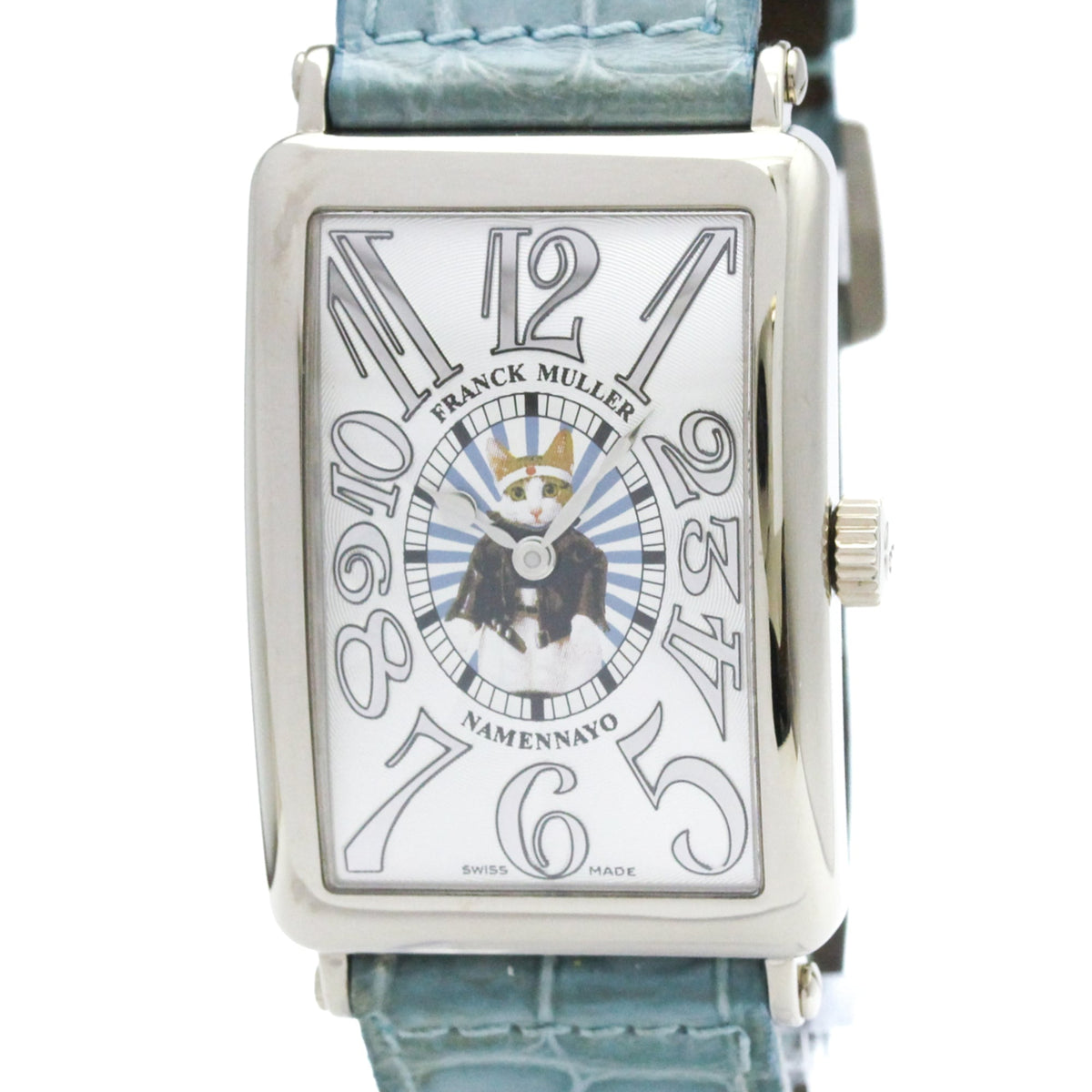 Franck Muller Long Island 1000 SC REL NAME Silver Dial 30mm Watch