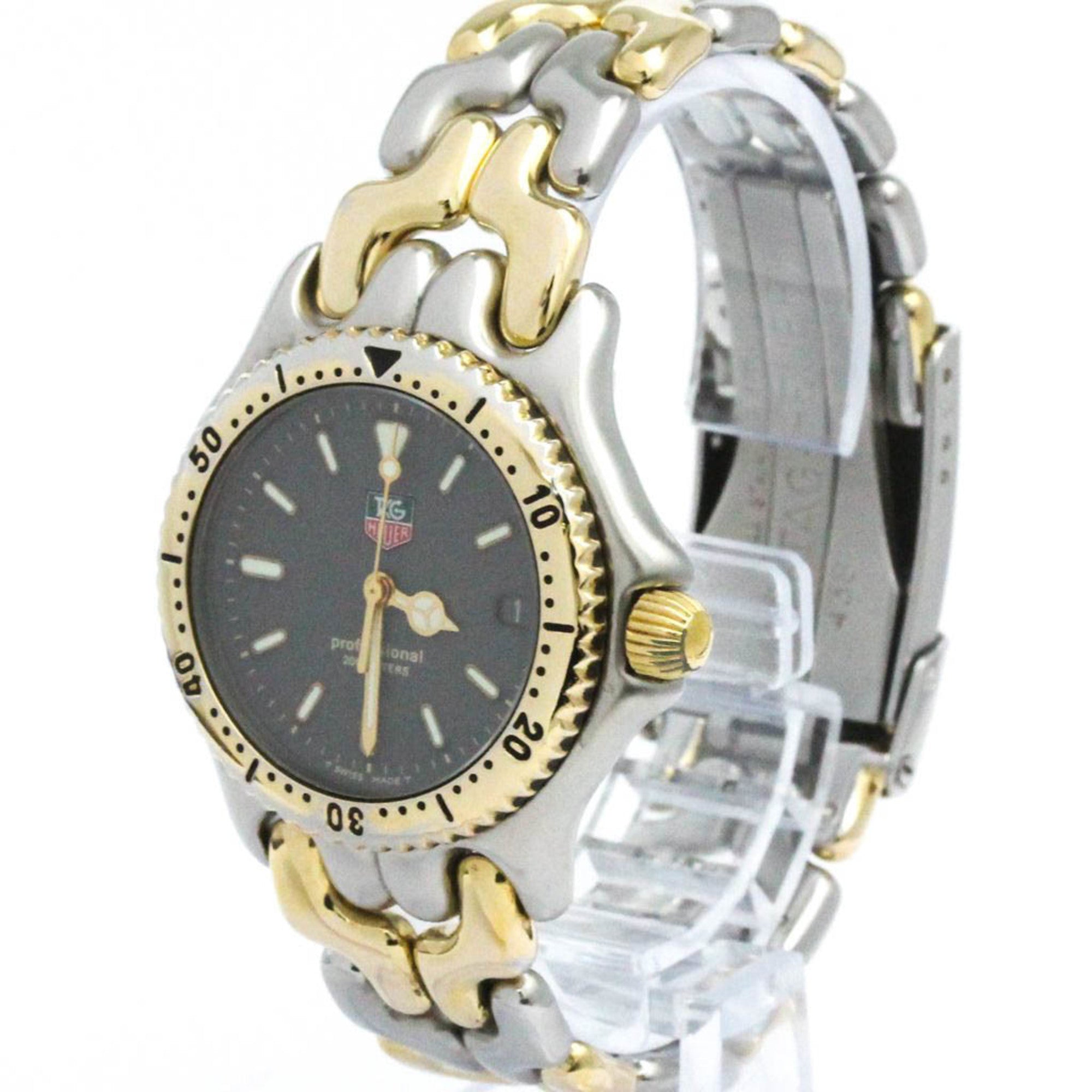 TAG HEUER Sel Professional 200M Gold Plated Steel Unisex Watch S95.213 Polished