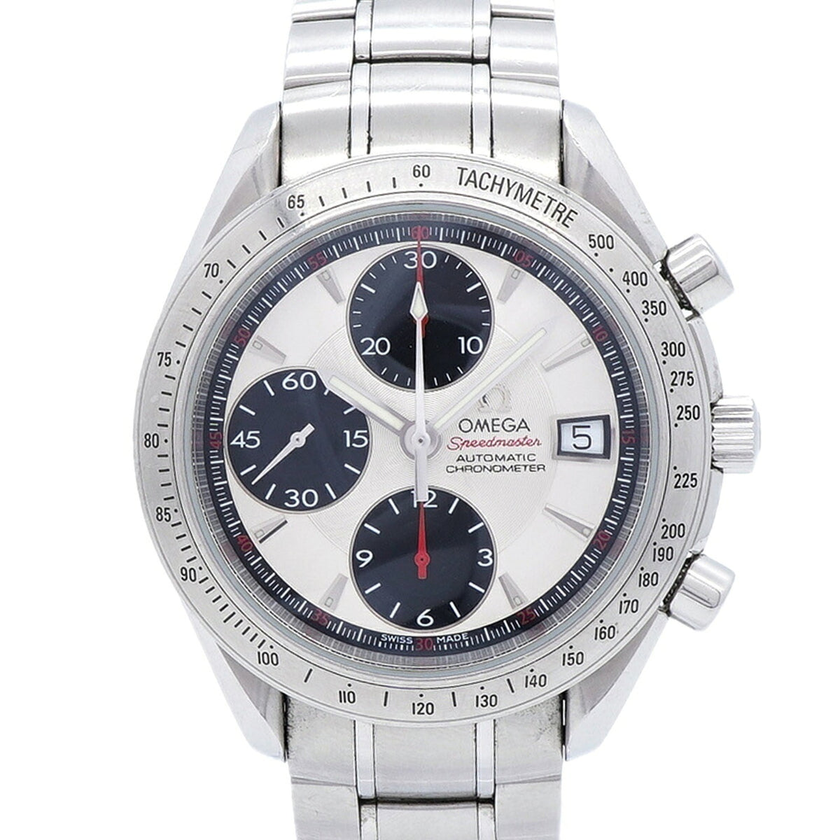 Omega Speedmaster Datum 3211.31 Weiß Zifferblatt 40mm Uhr