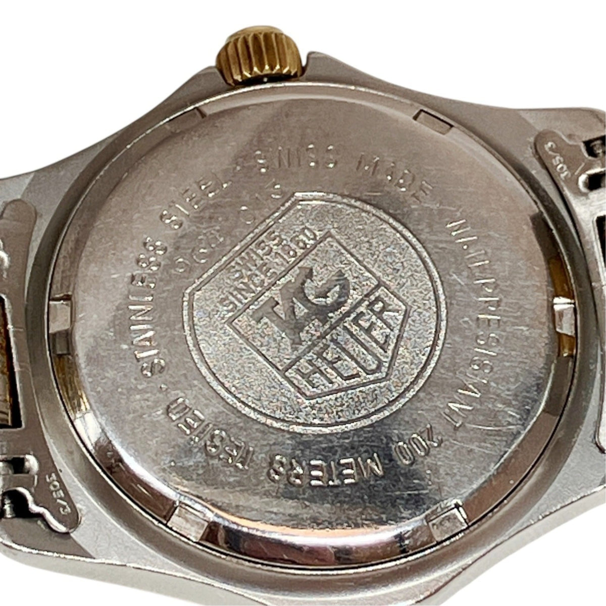 Montre TAG Heuer Professional 2000 964015, cadran doré, 33 mm