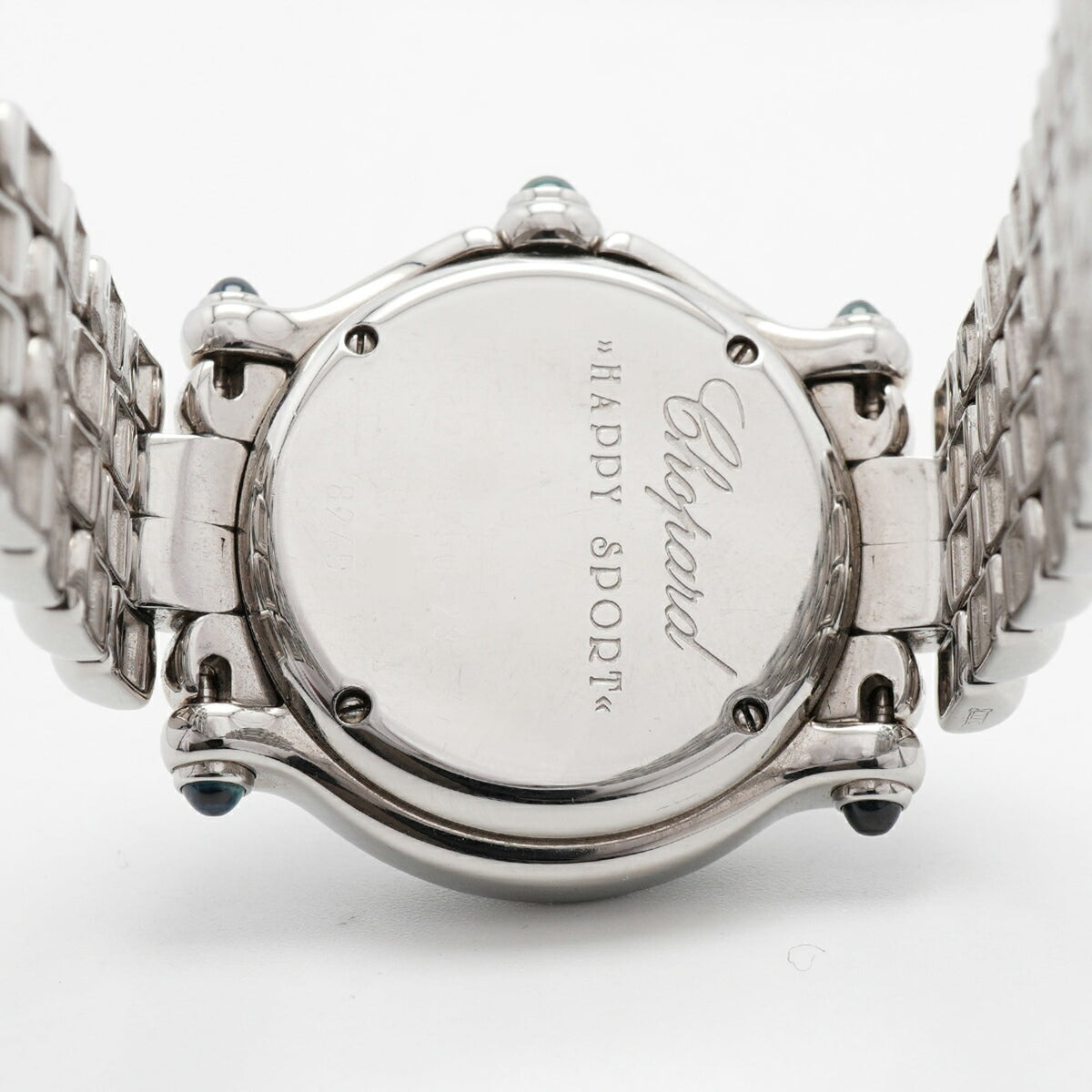 Chopard Happy Sport 5P Diamond 27/8250-23 horloge met witte wijzerplaat, 26 mm