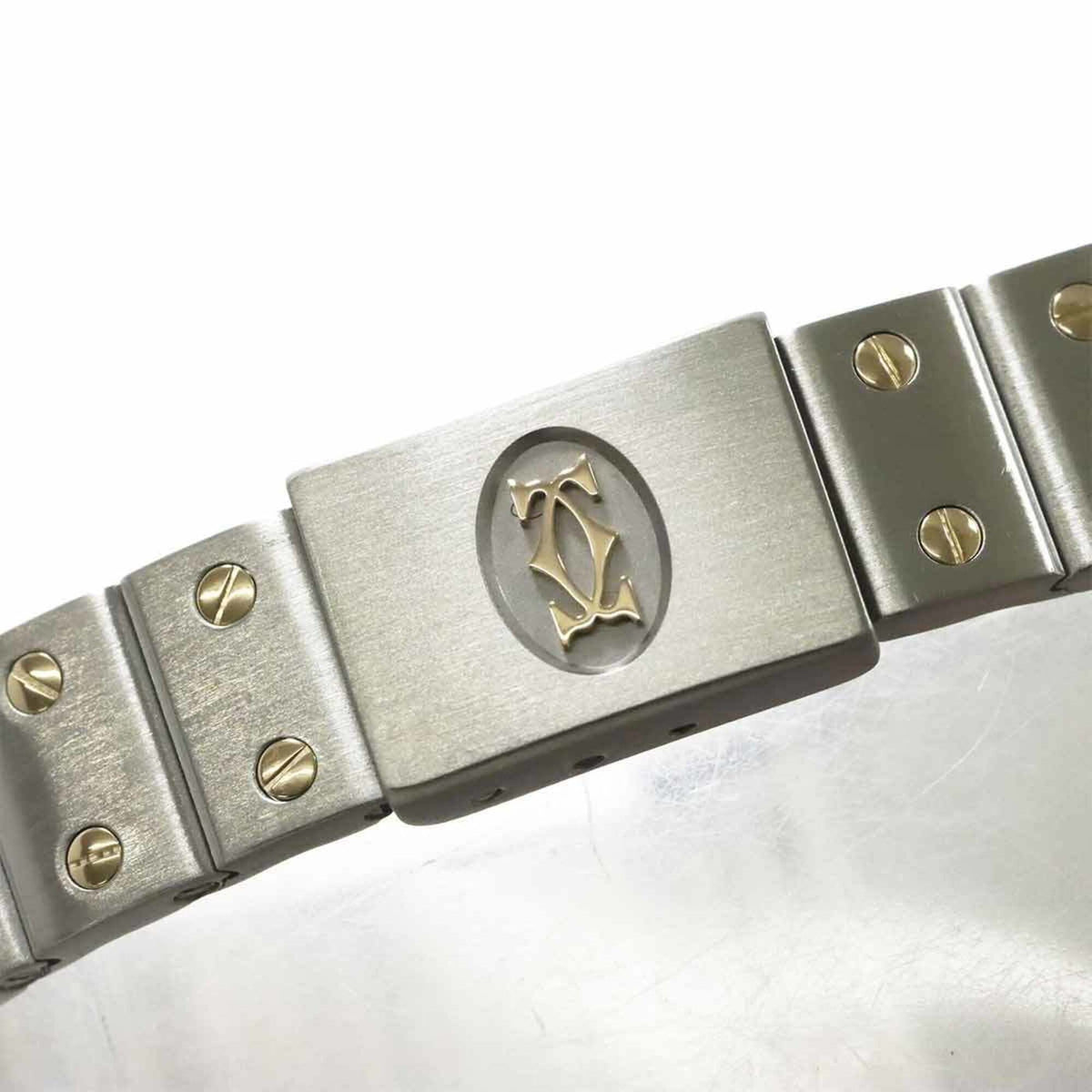 Montre Cartier Santos Galbee SM W20012C4 Ivoire avec cadran de 24 mm