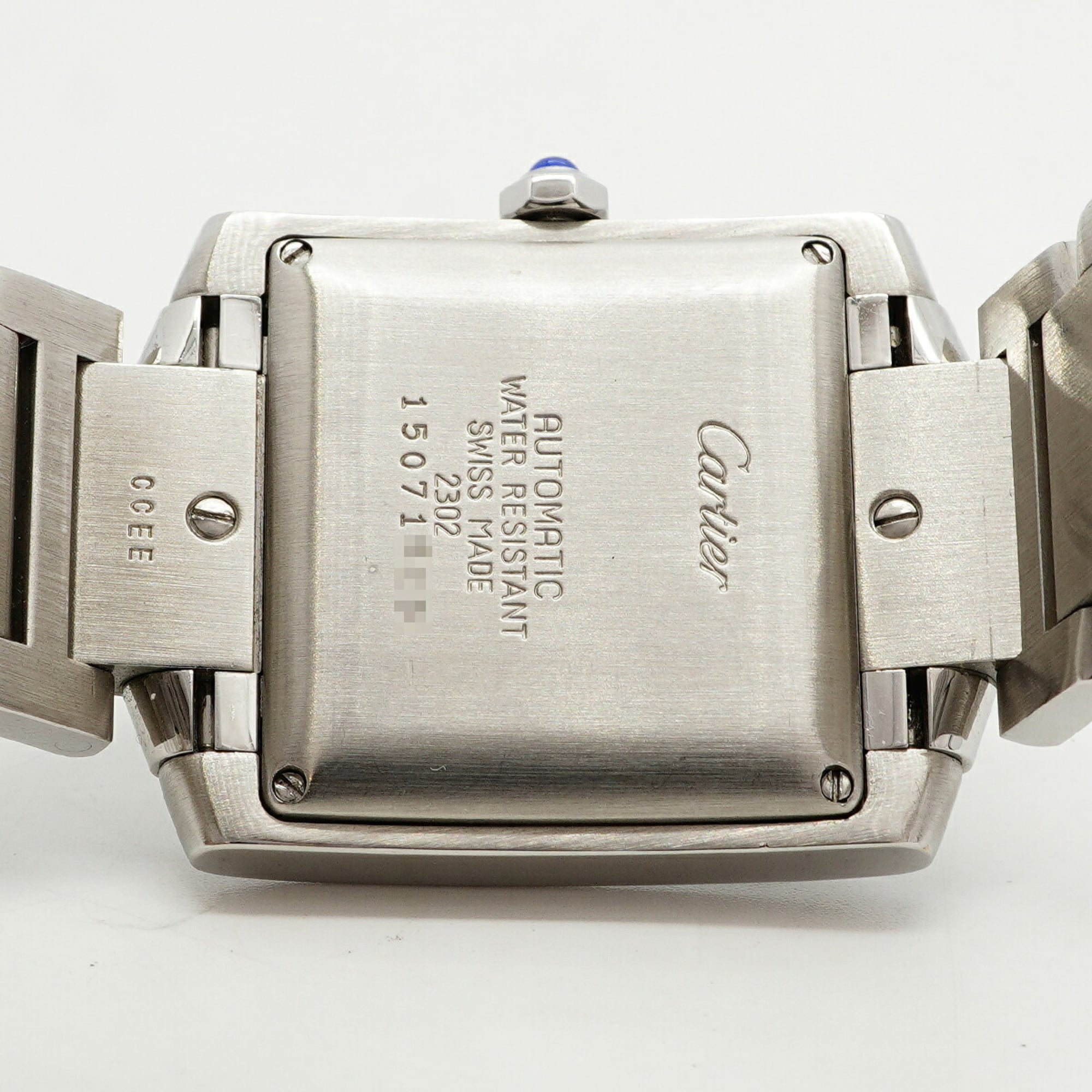 Cartier Tank W51002Q3 Silver Dial 28mm Watch