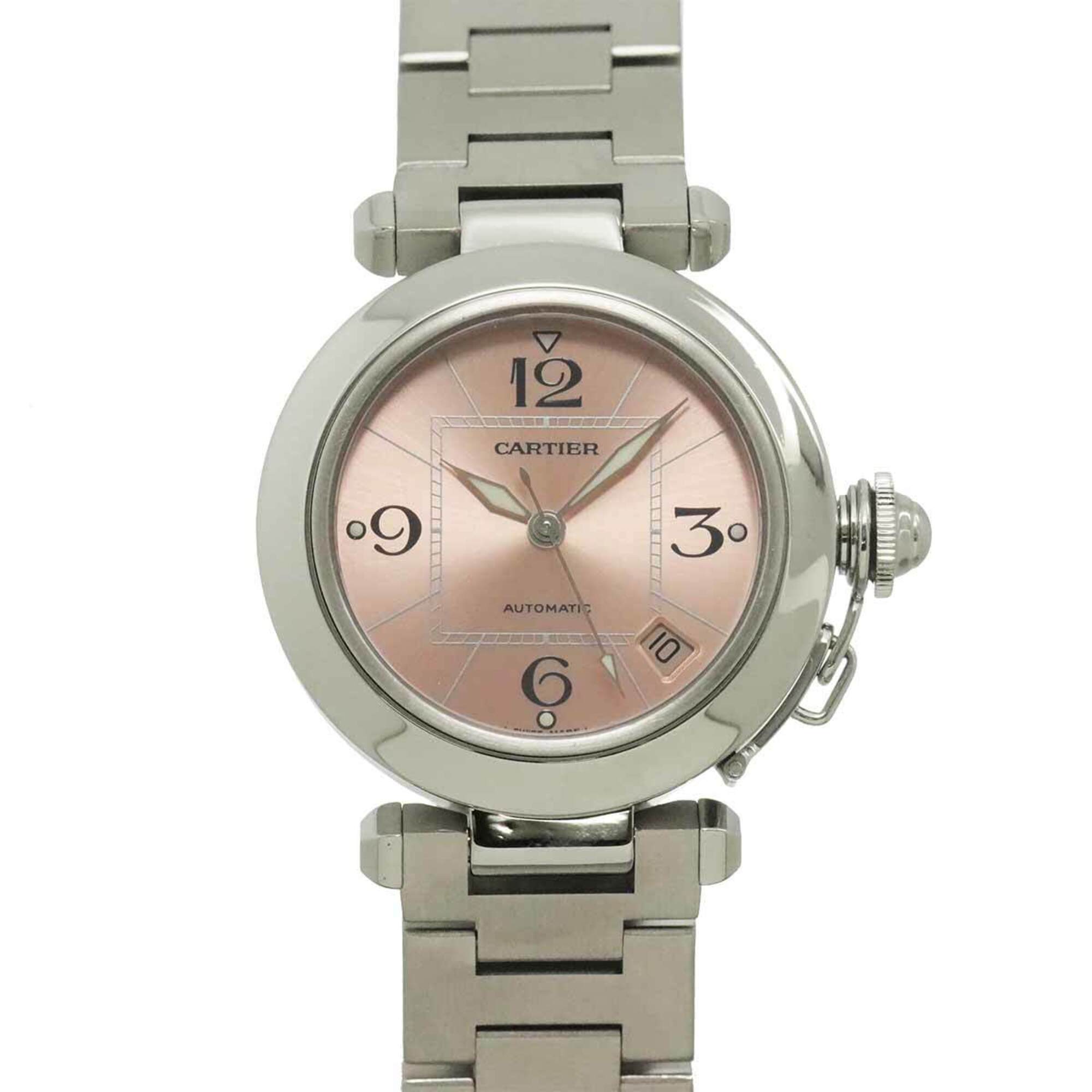 Cartier Pasha C W31075M7 Pink Dial 35mm Watch