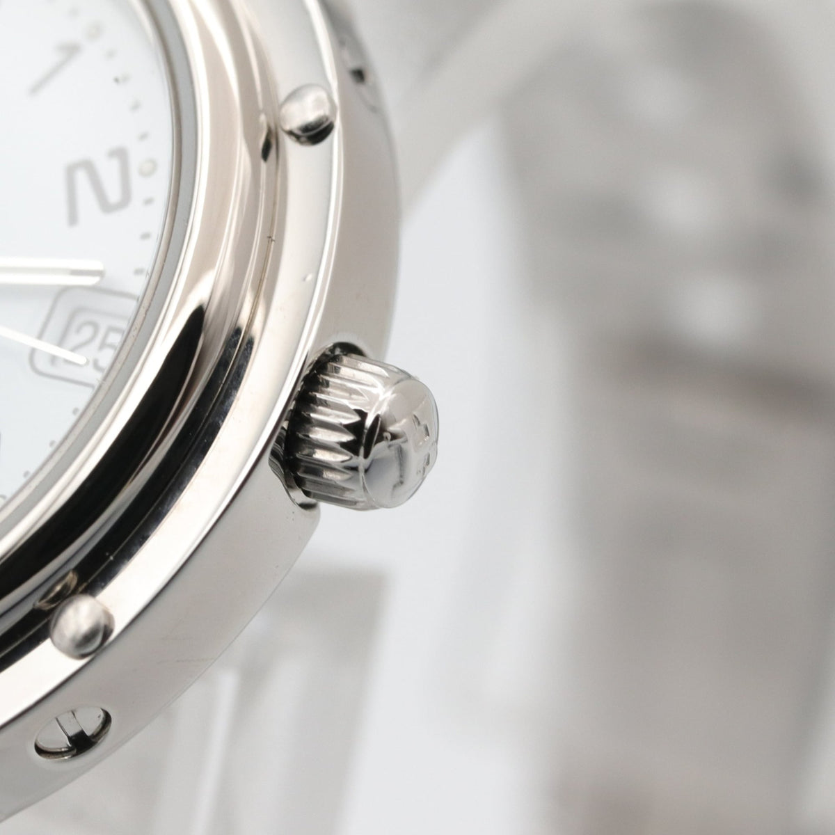 Hermes Clipper CL4.210 Weiß Zifferblatt 24 mm Uhr