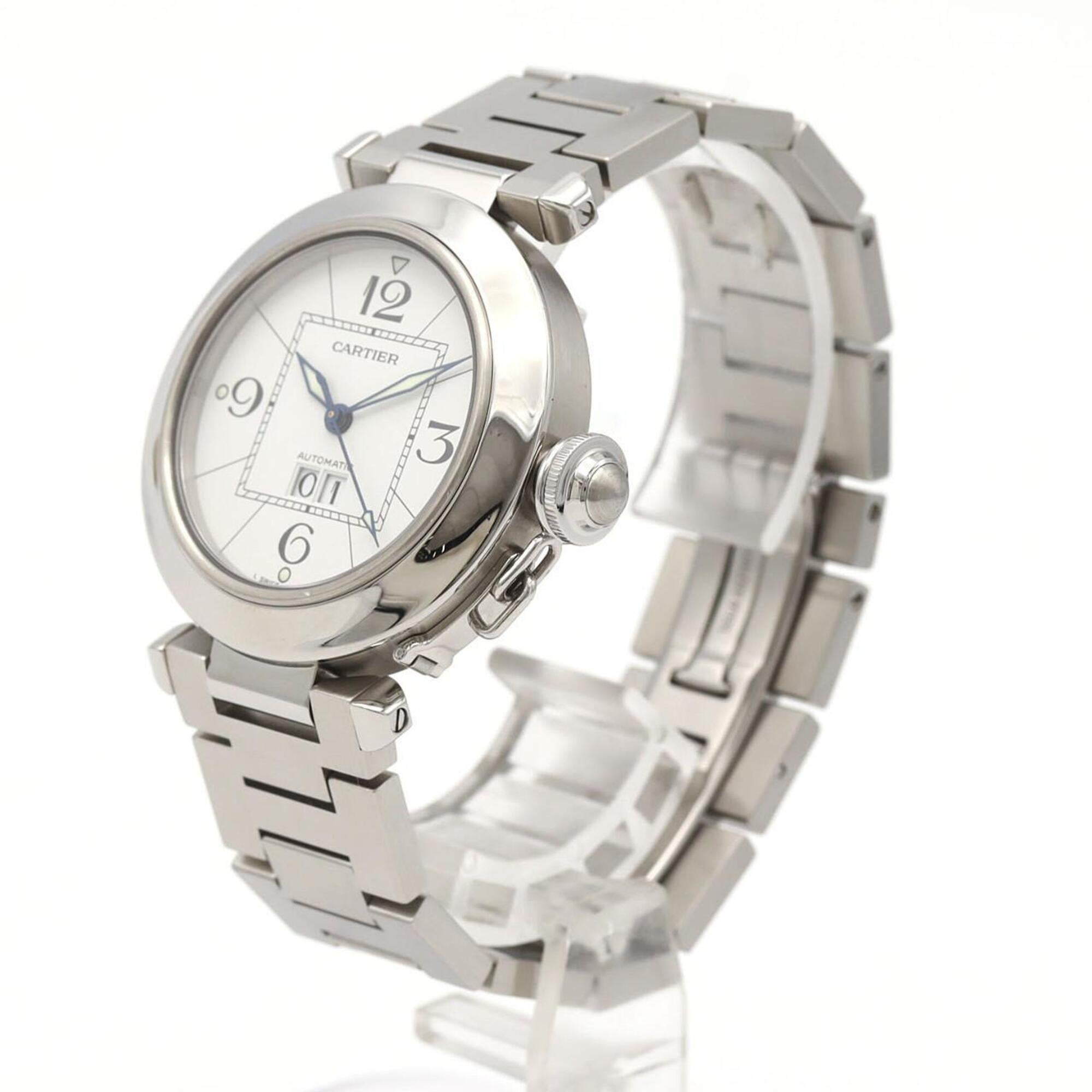 Cartier Pasha C W31055M7 White Dial 35mm Watch
