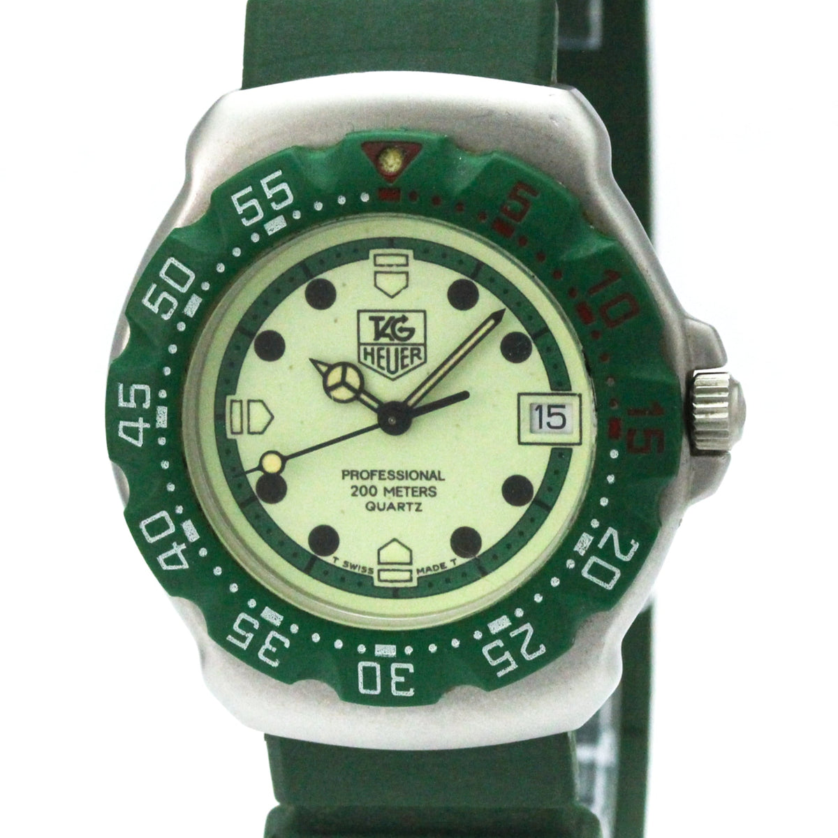 TAG Heuer Formula 1 372513 Green Dial 34mm Watch