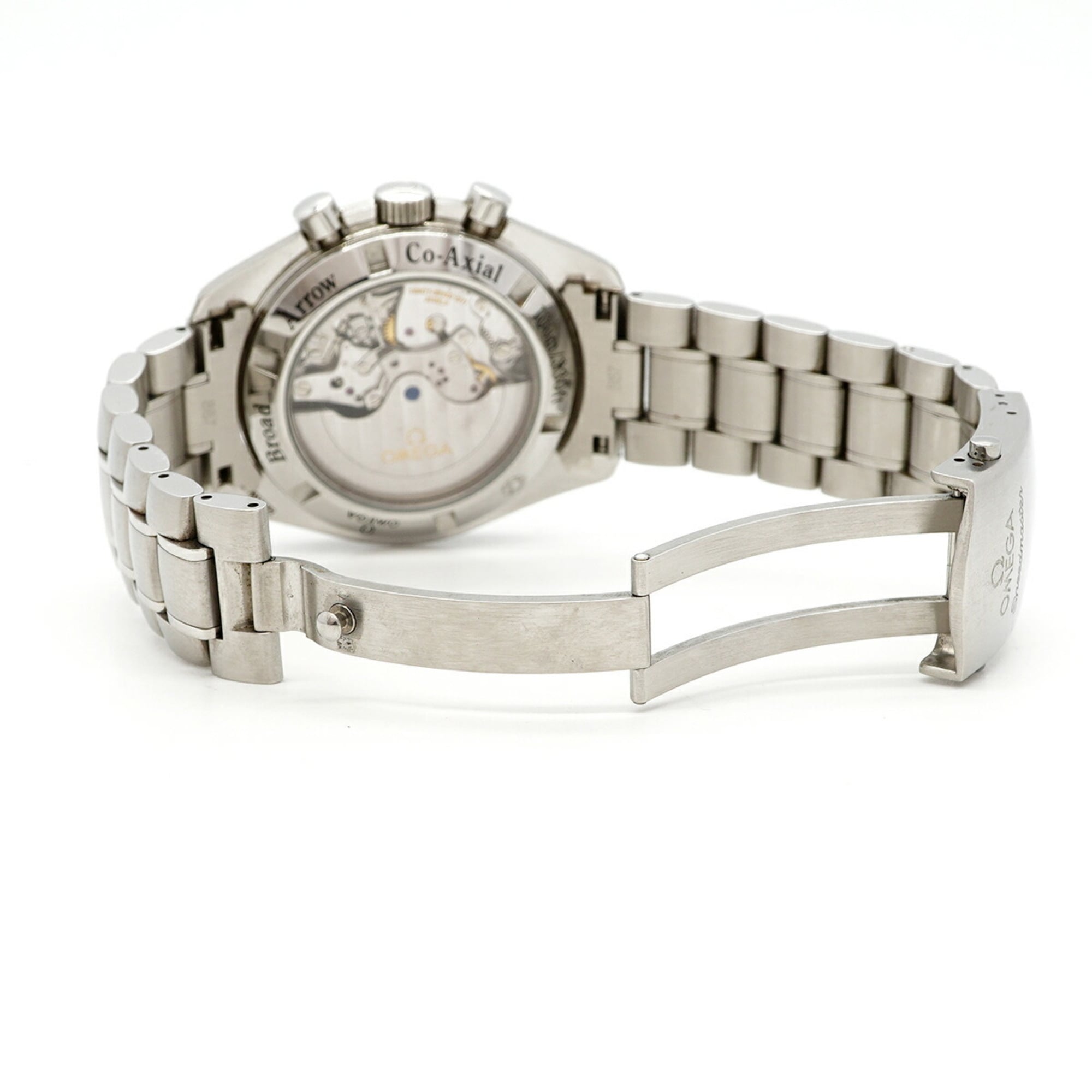 Omega Speedmaster Broad Arrow 321.10.42.50.01.001 Herrenuhr Schwarz Zifferblatt