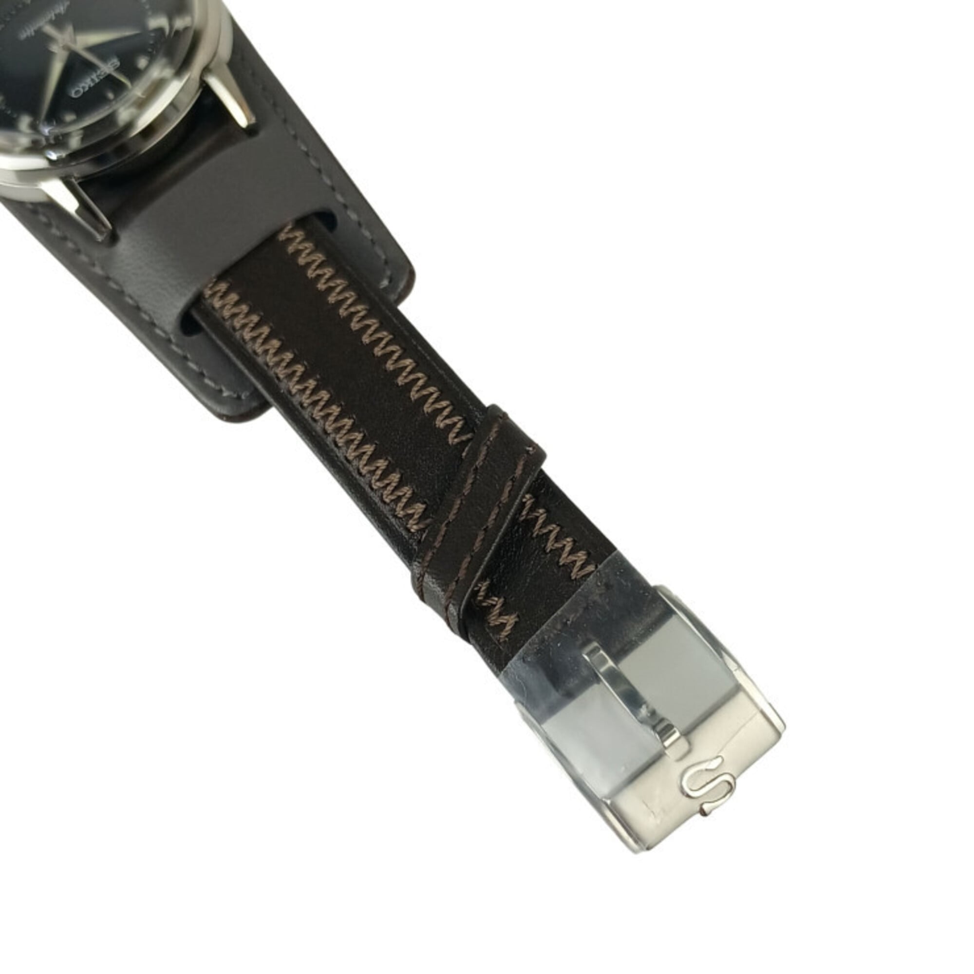 Seiko Alpinist 6L35-00E0 SJE085 Black Dial 36mm Watch