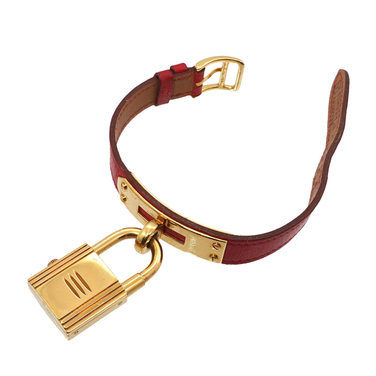 Hermes Kelly-horloge met gouden wijzerplaat, 20 mm