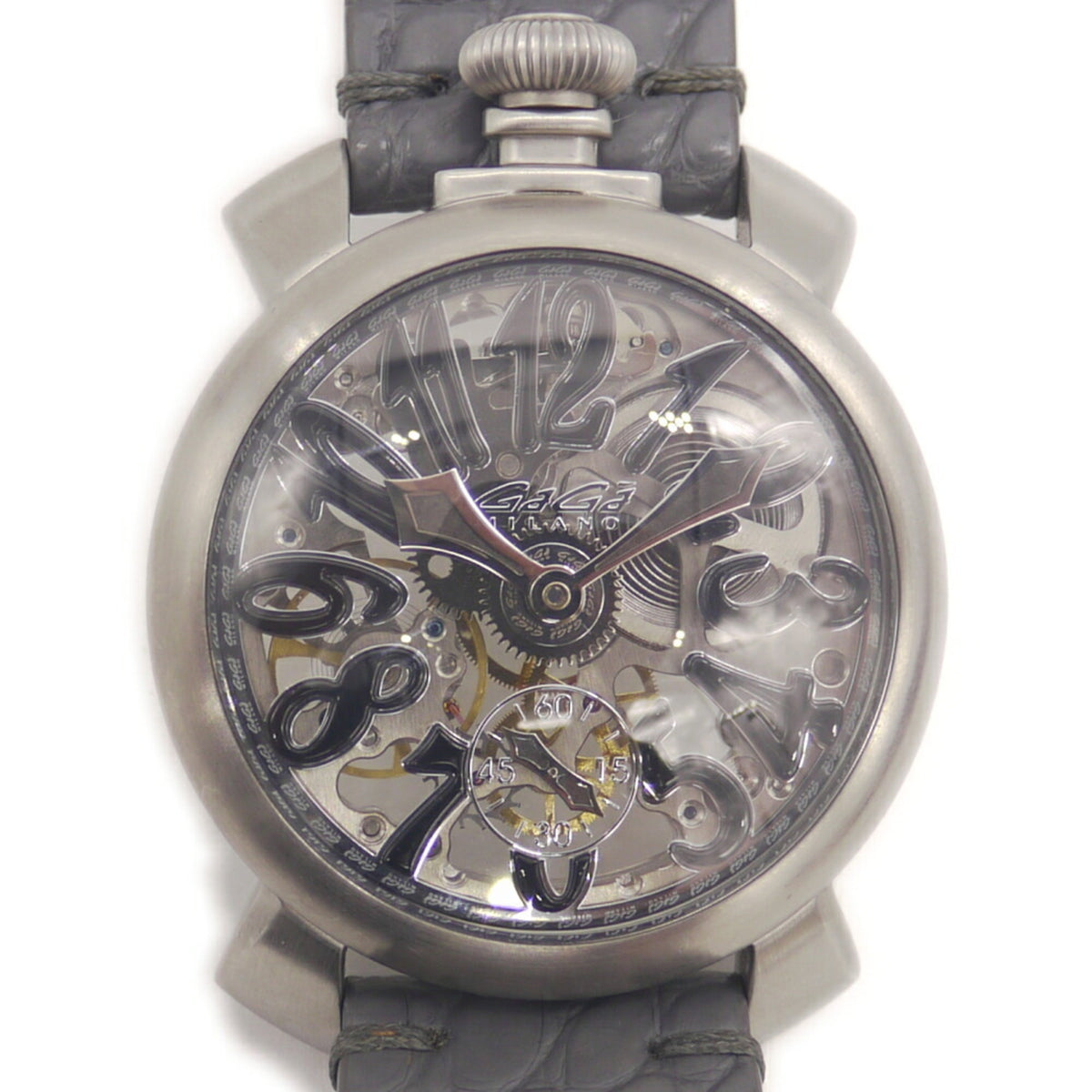 Gaga Milano Manuale 48 mm 5310.02 Horloge met wijzerplaat van 48 mm
